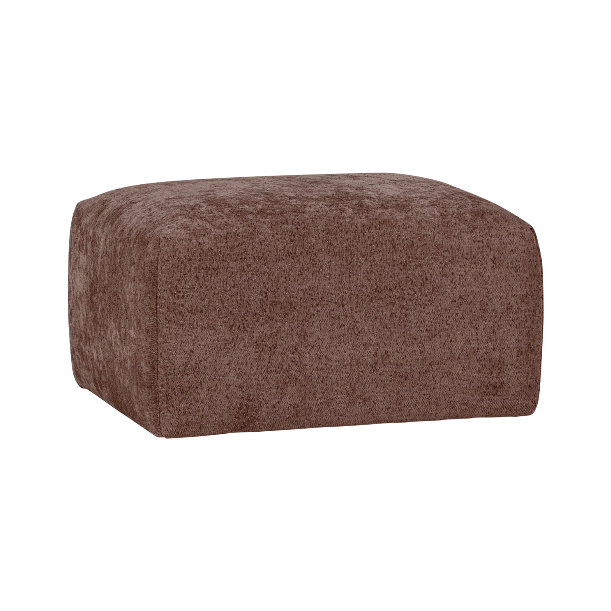 Puf UMINA roze-bruin chenille