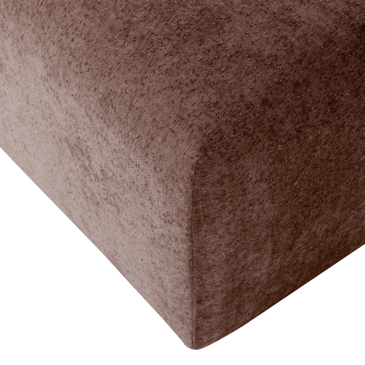 Puf UMINA roze-bruin chenille