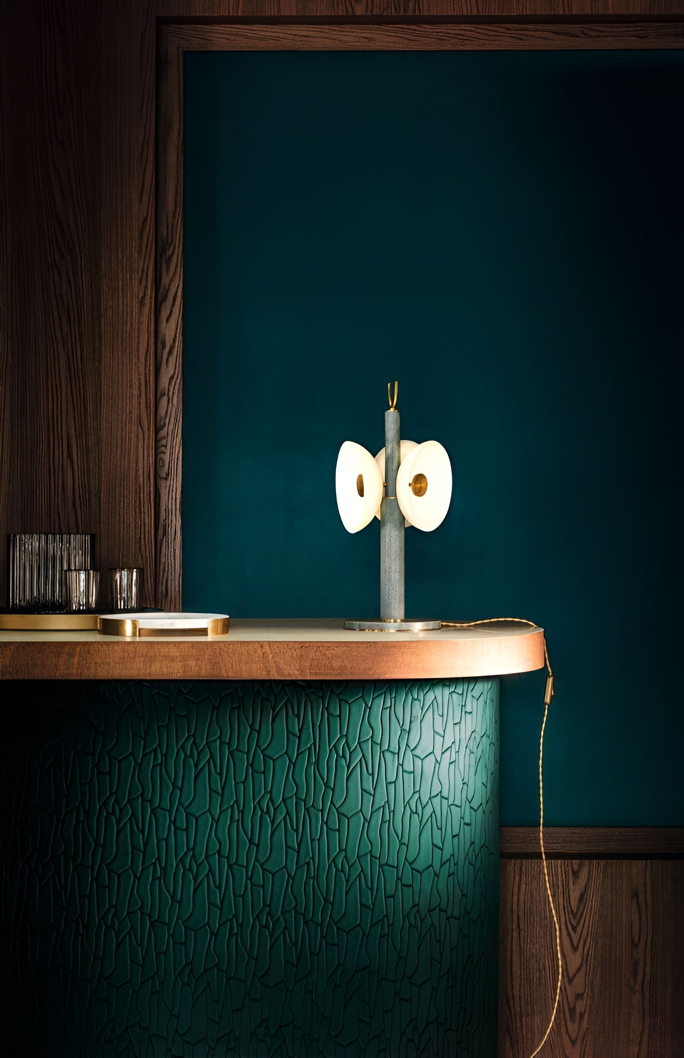 Structuurtextiel behang fluweel 3D SAIHO - ANTRACIET antracietkleurig