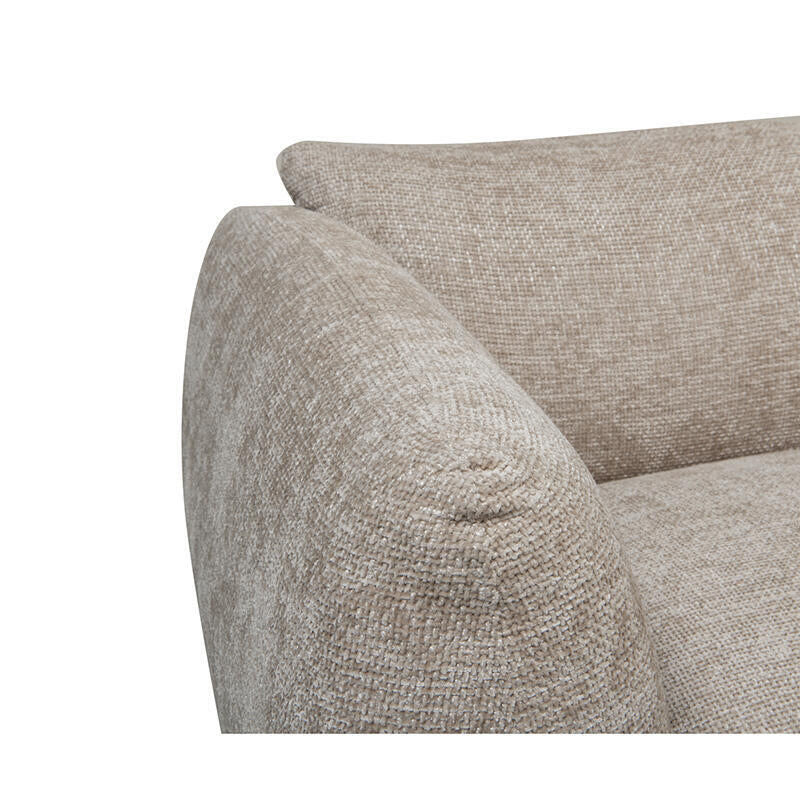 Sofa für 4 Personen AMSTERDAM in Beige Latte