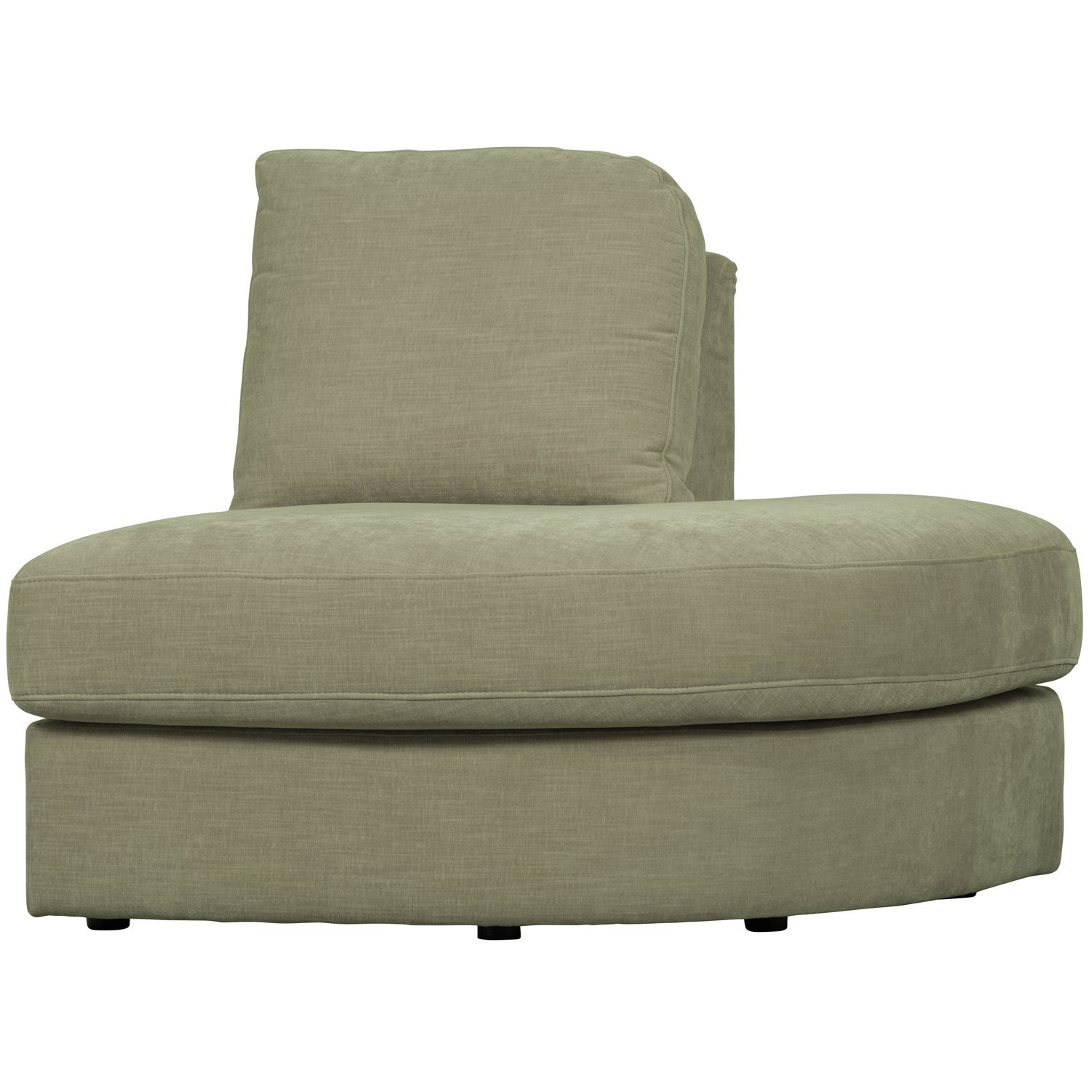 Sofa FAMILY - moduł otwarty prawostronny zielony – Woood