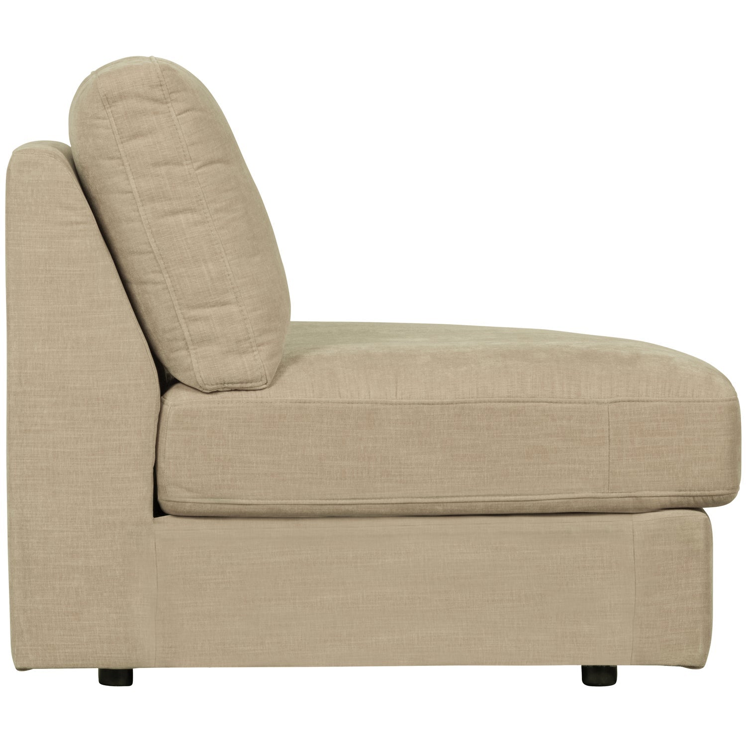 Sofa FAMILY - moduł otwarty prawostronny piaskowy do salonu – Woood