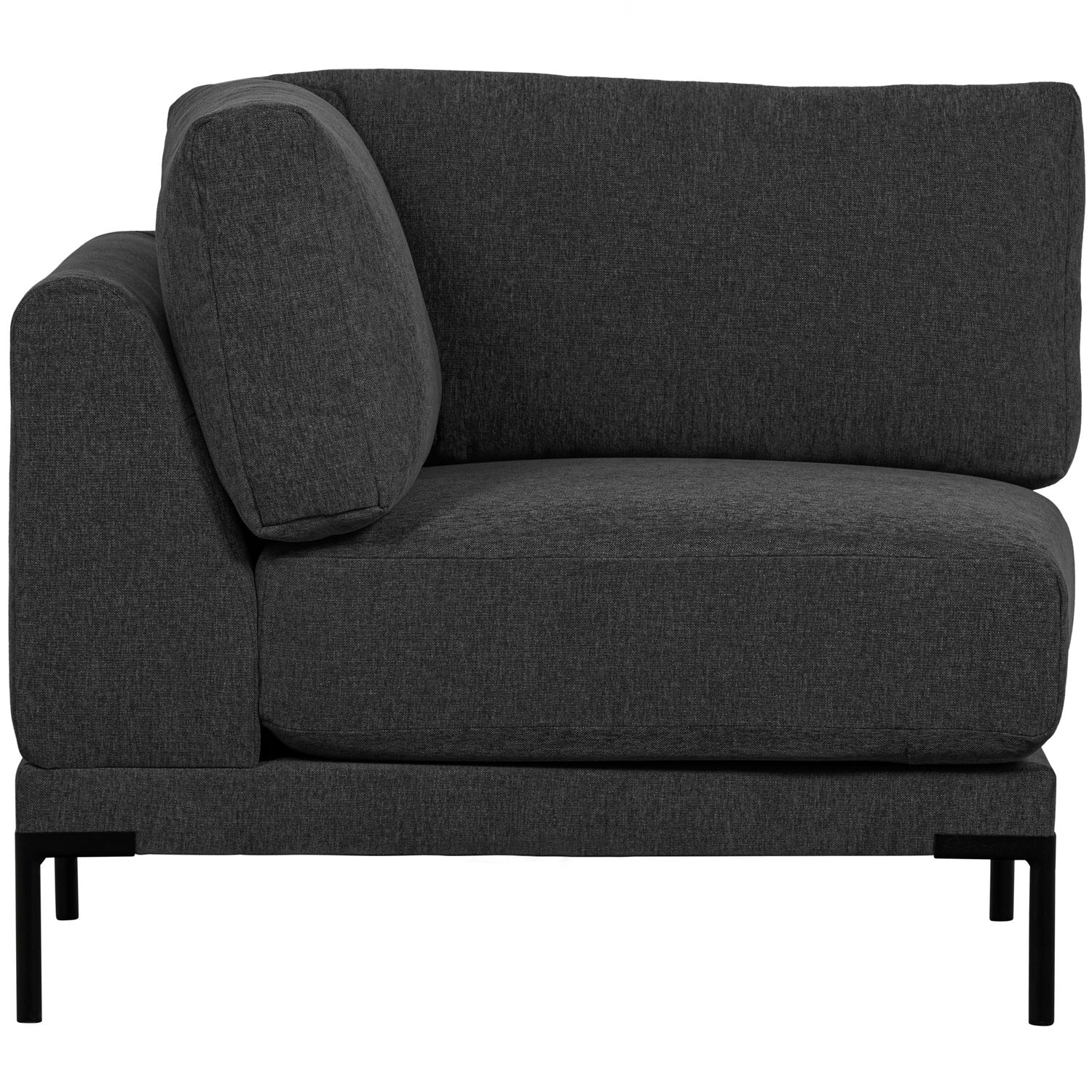 Sofa COUPLE - moduł narożny antracytowy – Woood