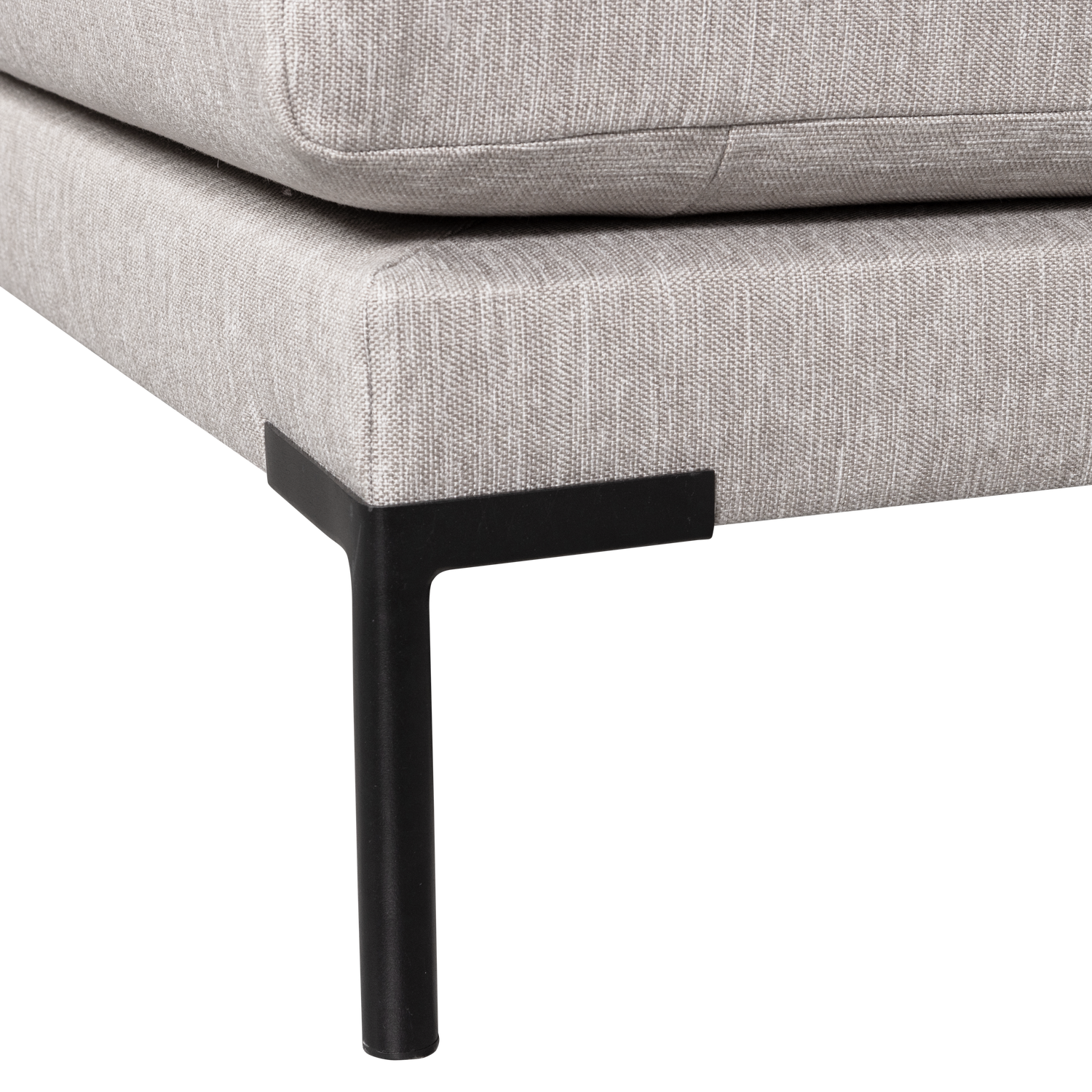 Fauteuil / module COUPLE DINING BENCH lichtgrijs