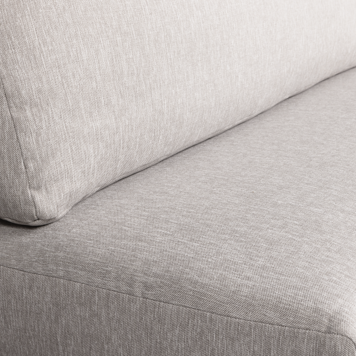 Sofa COUPLE ESSBANK - mittleres Modul hellgrau