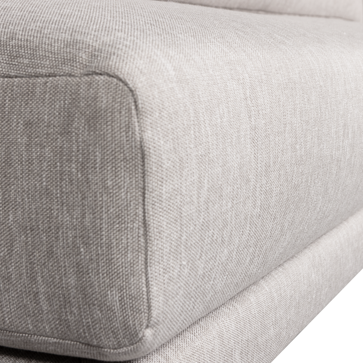 Sofa COUPLE ESSBANK - mittleres Modul hellgrau