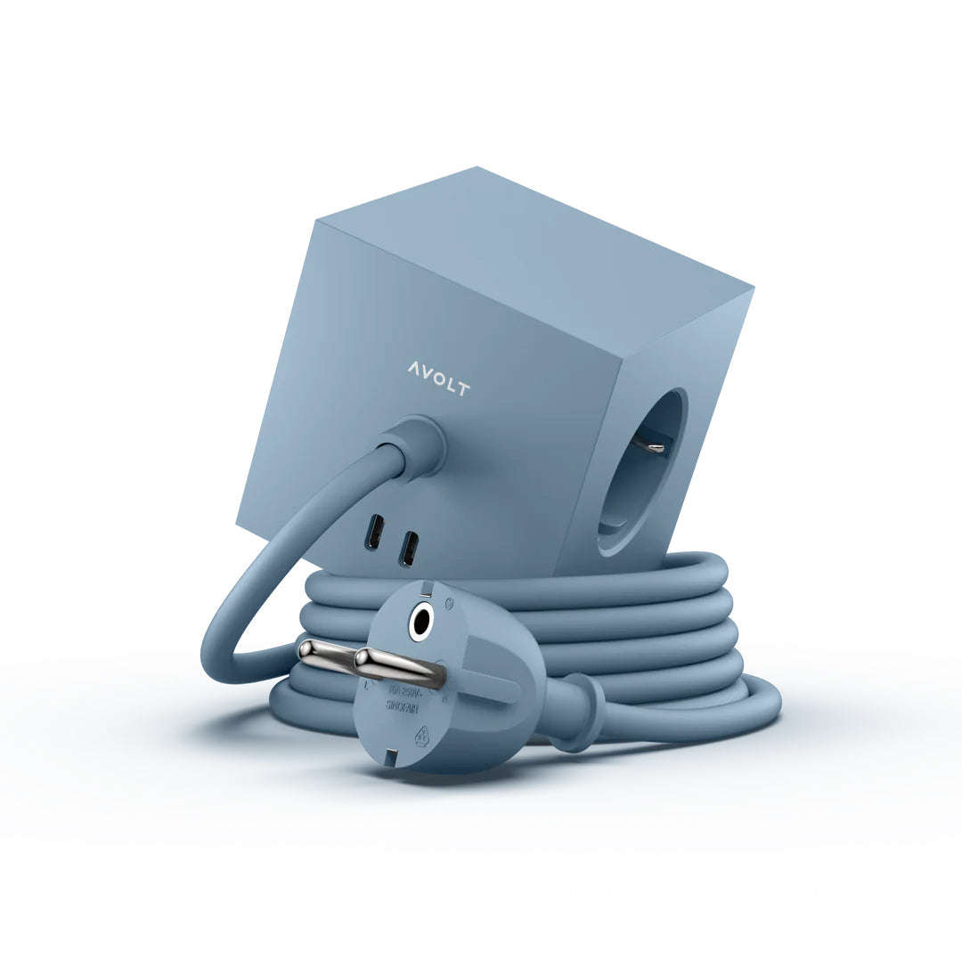 Pendelleuchte AVRO in schimmerndem Blau