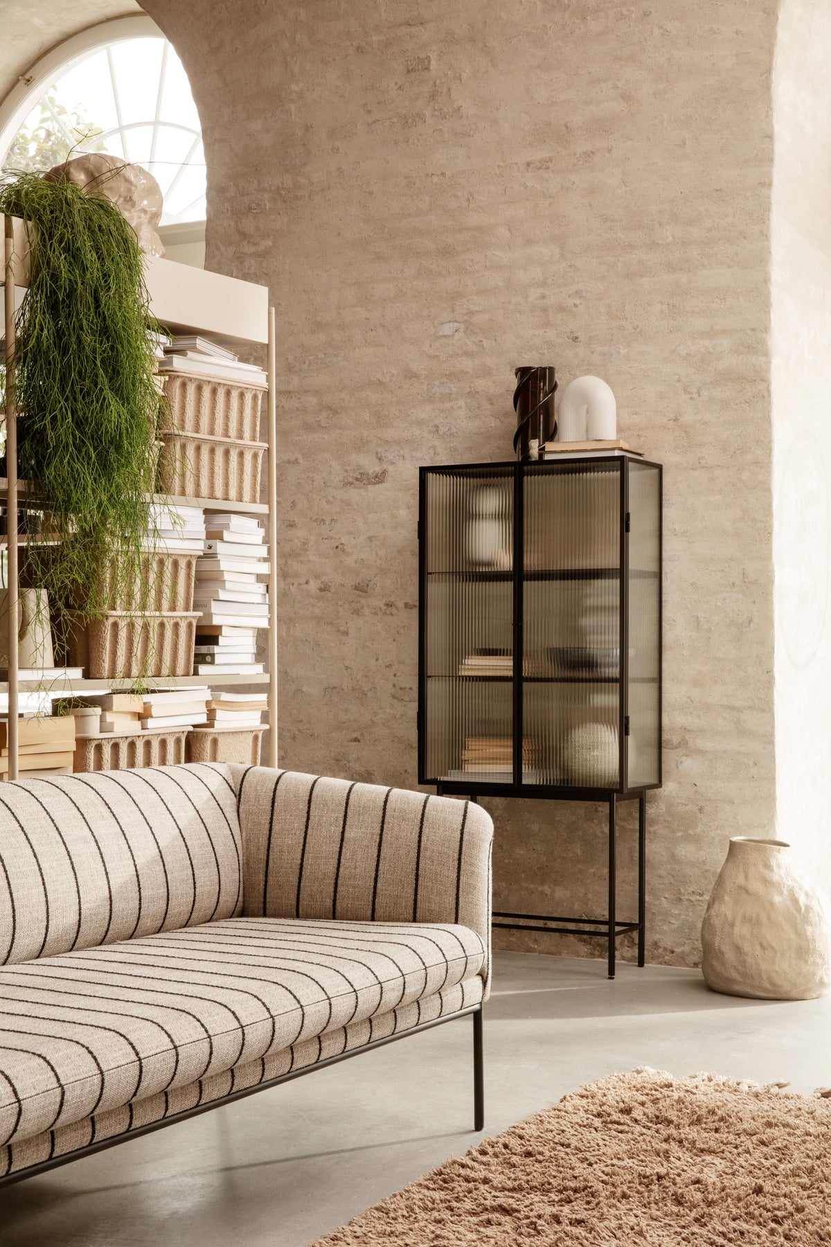 Sofa 3-zits TURN Katoen Linnen beige