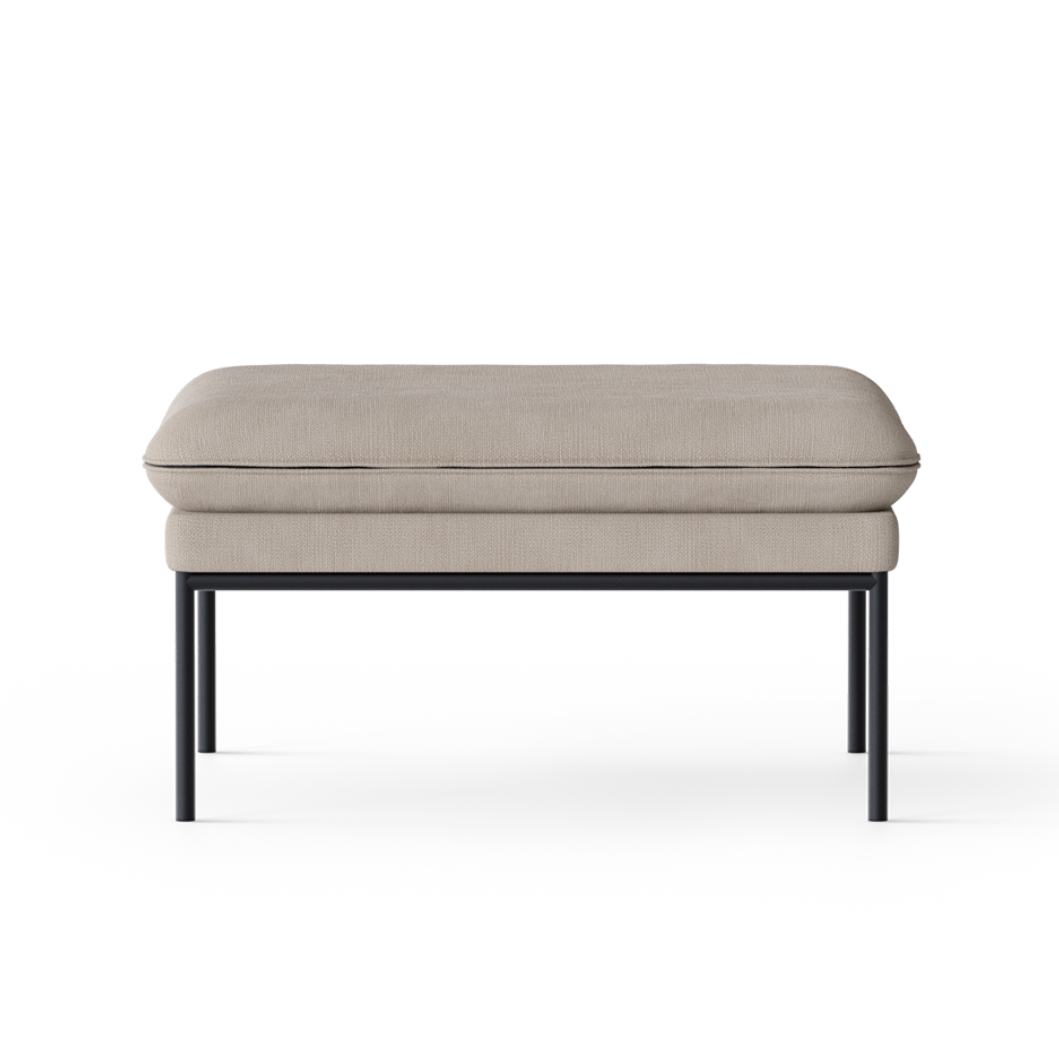 Puf TURN naturalny bawełna z lnem – ferm LIVING
