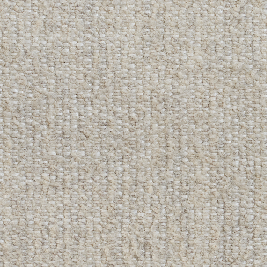 Sofa 3-zits CHIMNEY lichtgrijze boucle met zwarte basis
