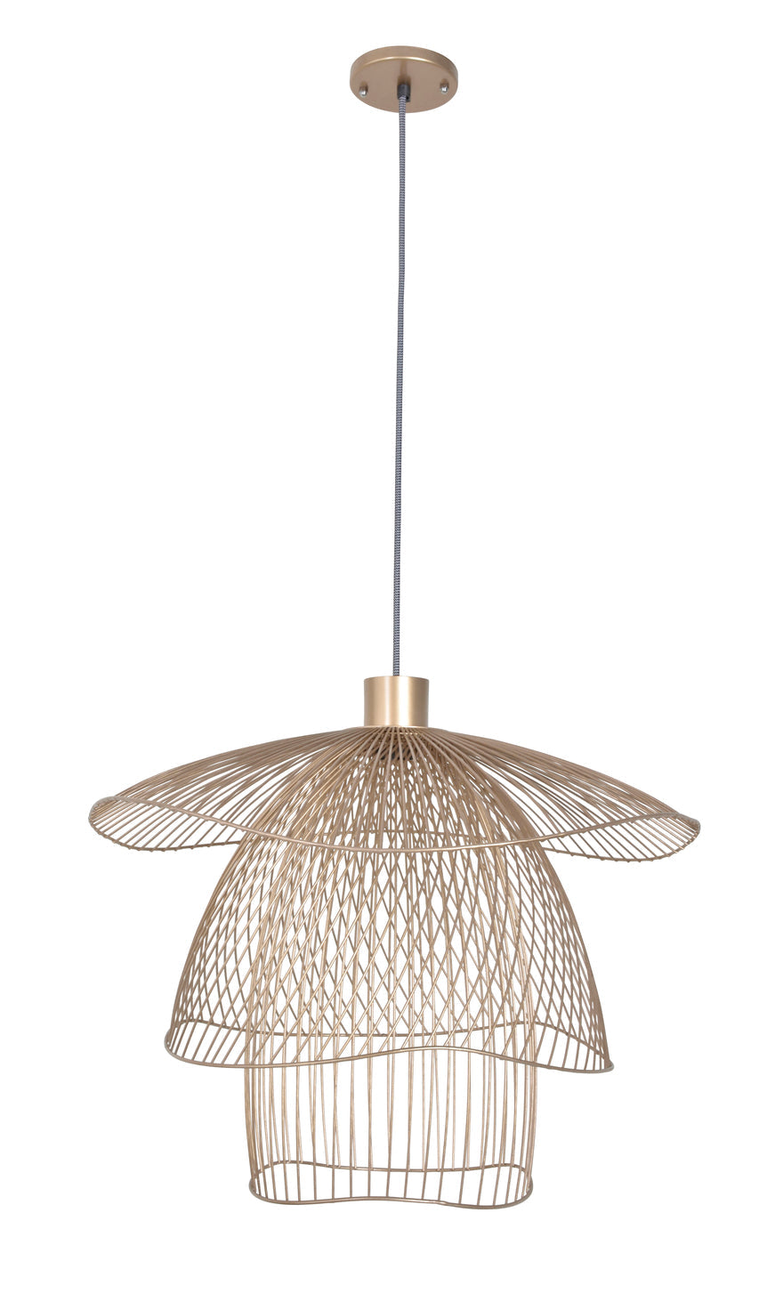 Hanglamp PAPILLON champagnegoud