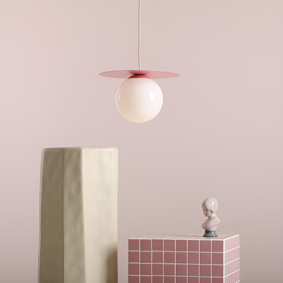 Hanglamp LOOP roze