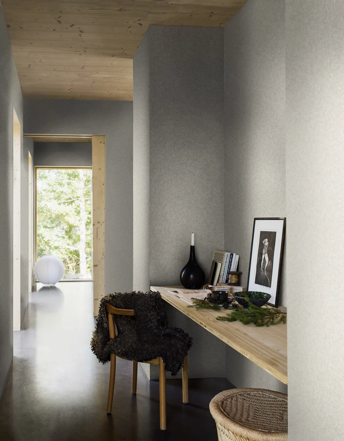 Behang dat steen imiteert NORTHERN STONE beige met wit