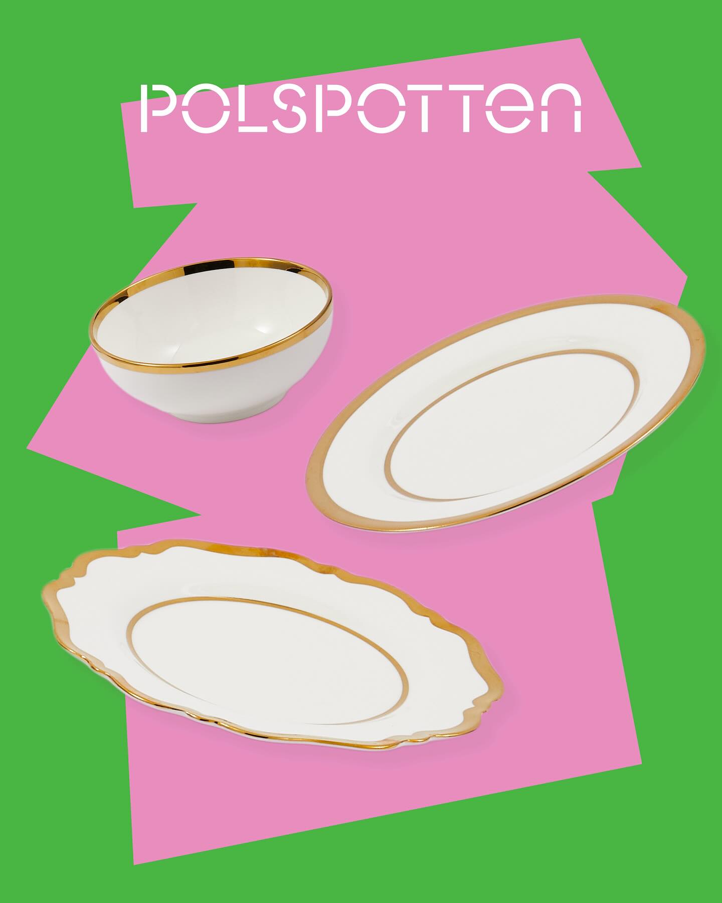 GOLDEN FINDS Porzellangeschirr