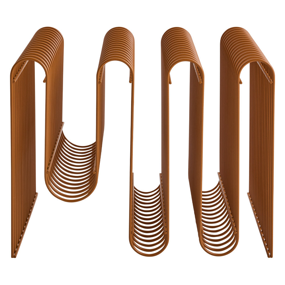 Tijdschriftenhouder CURVA bruin