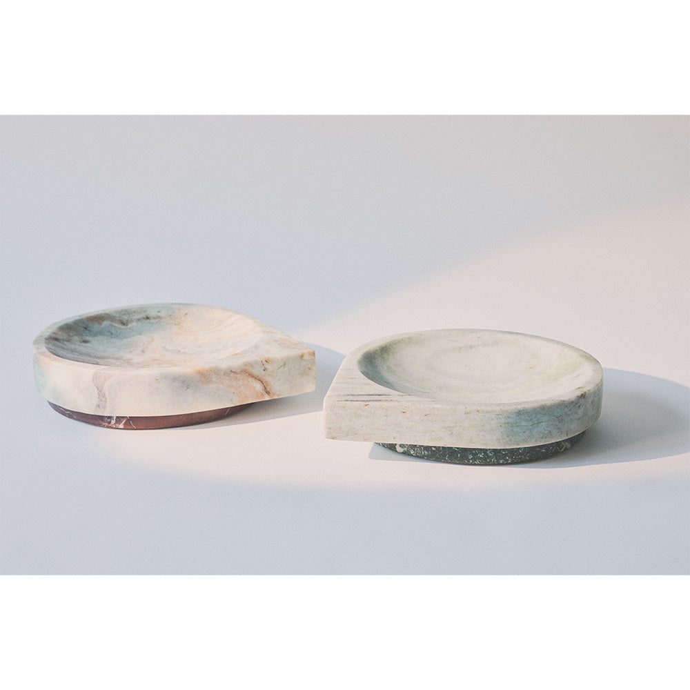 Decoratieve schaal STILLA groene onyx