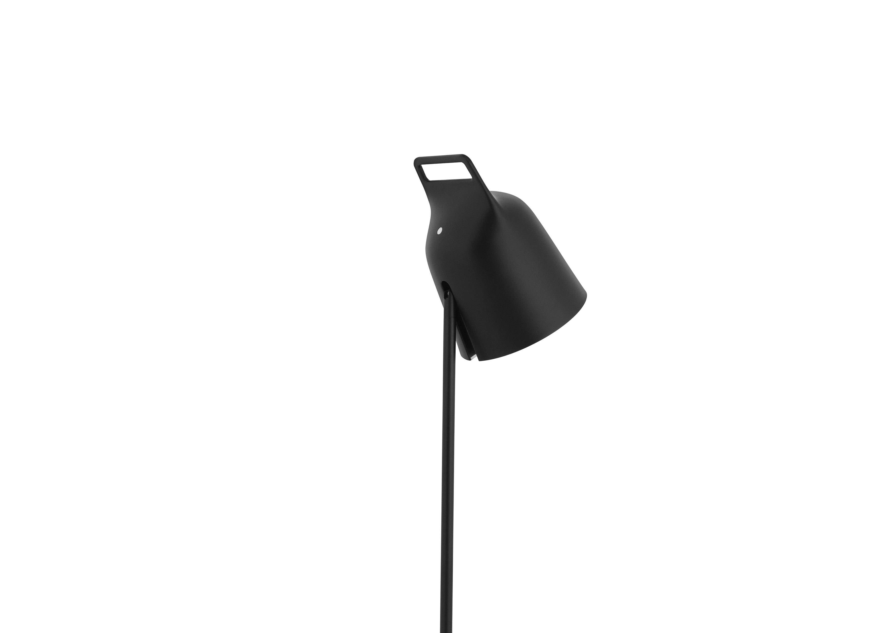 STAGE black reading floor lamp