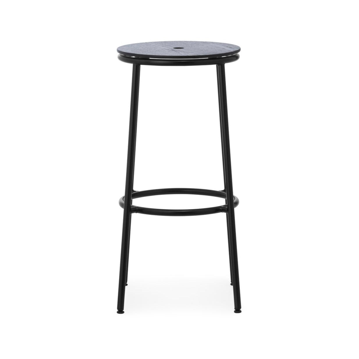 Circa bar chair black oak veneer