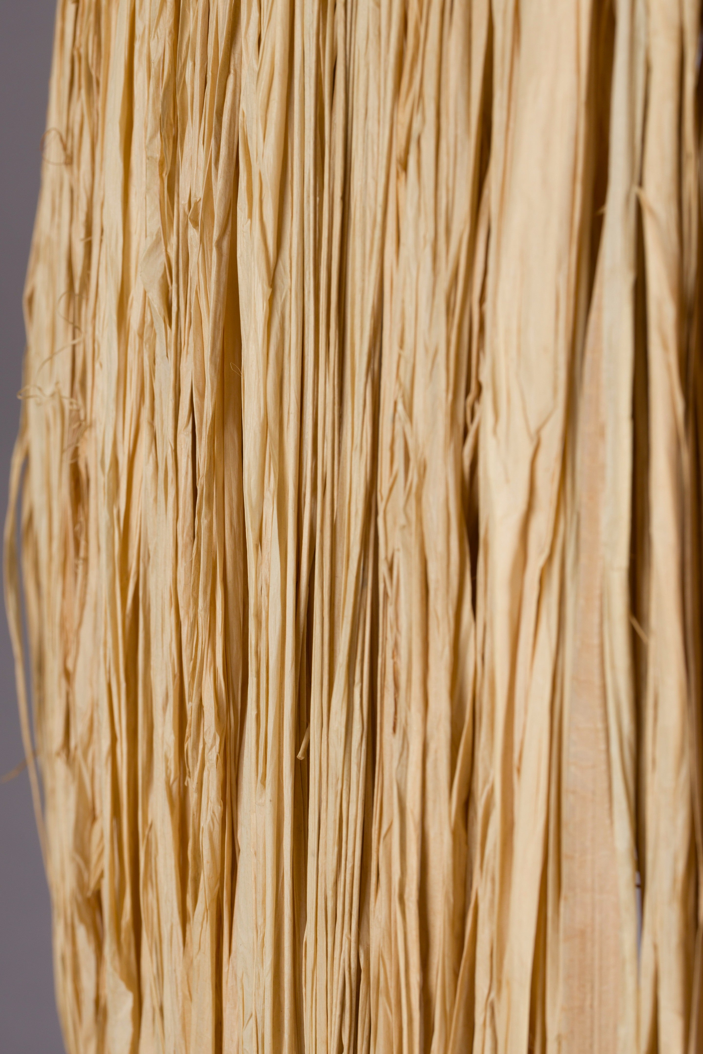 AFRA tripod floor lamp light brown with orange base