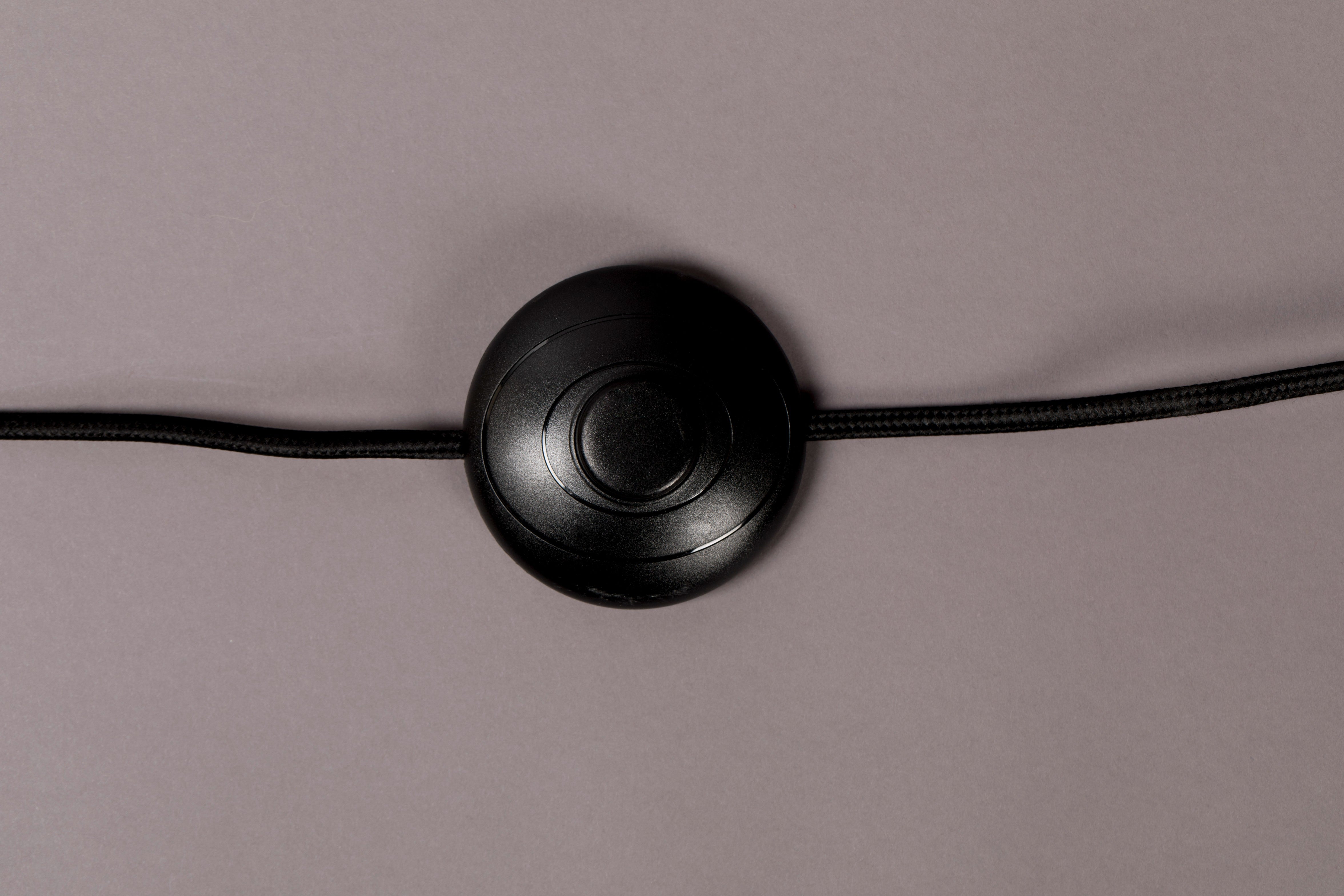 AFRA tripod floor lamp light brown with orange base