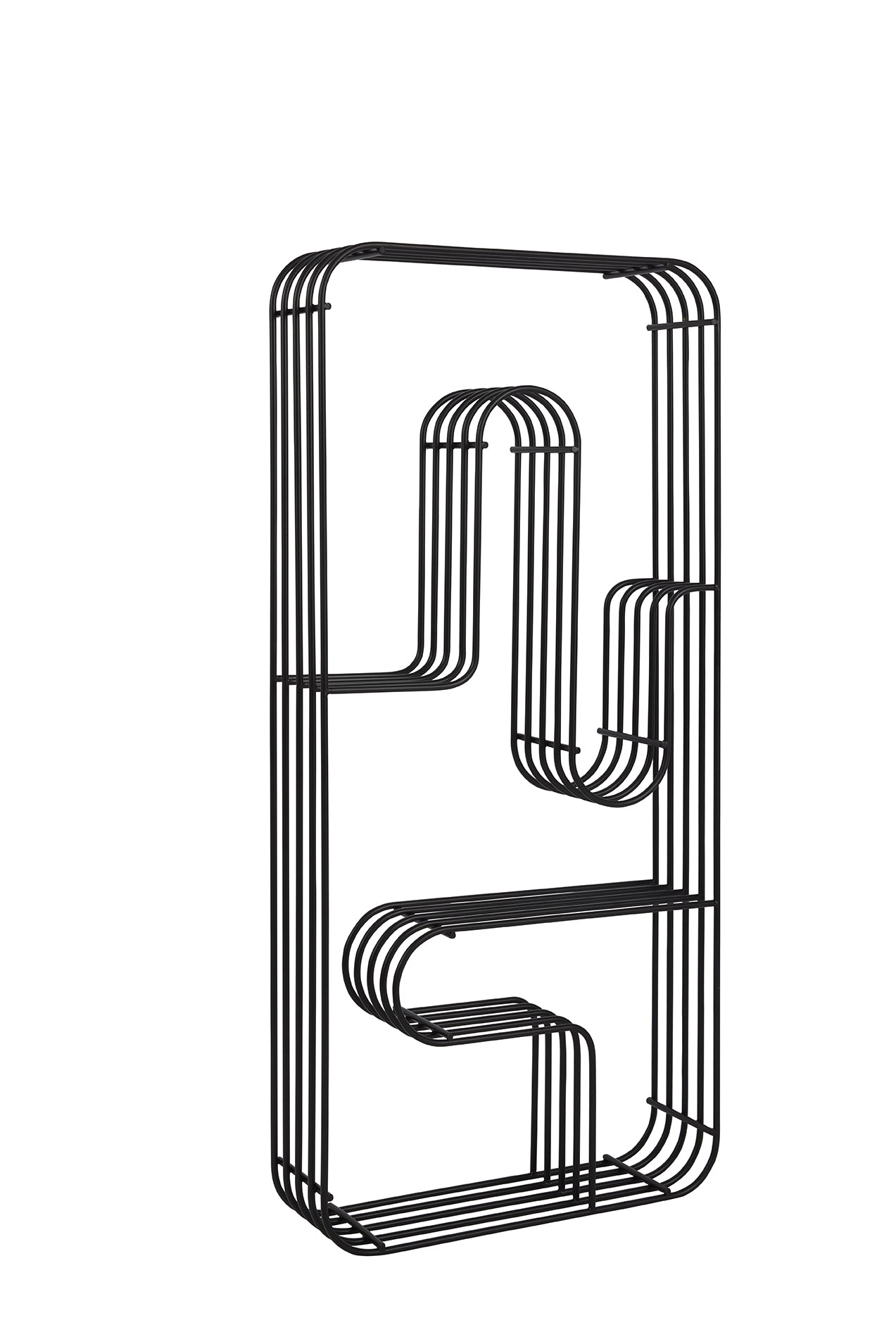 Wandregal CURVA schwarz