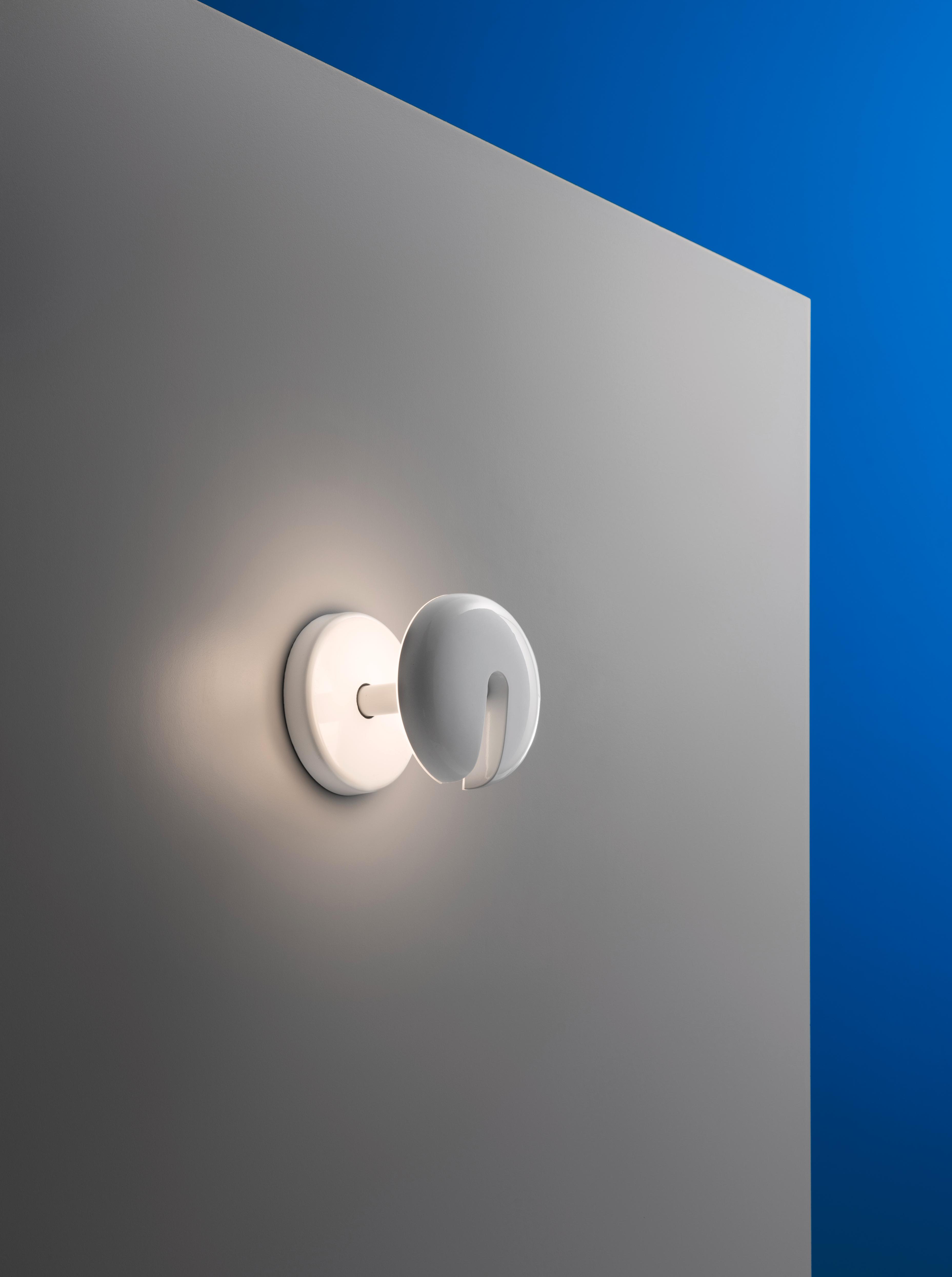 Lampa ścienna CABRIOLETTE połyskujący biały