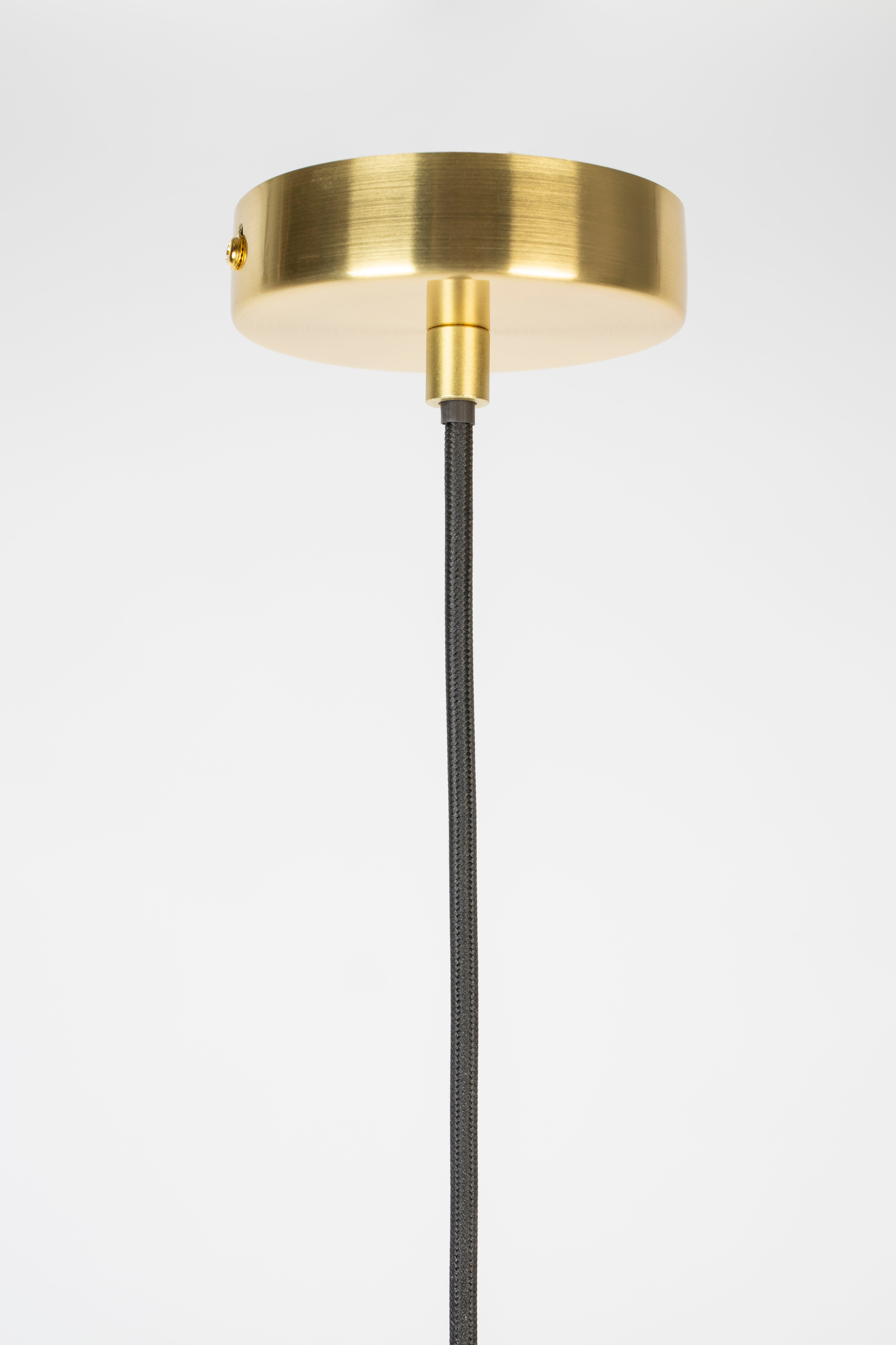 LAUREN pendant lamp black glass