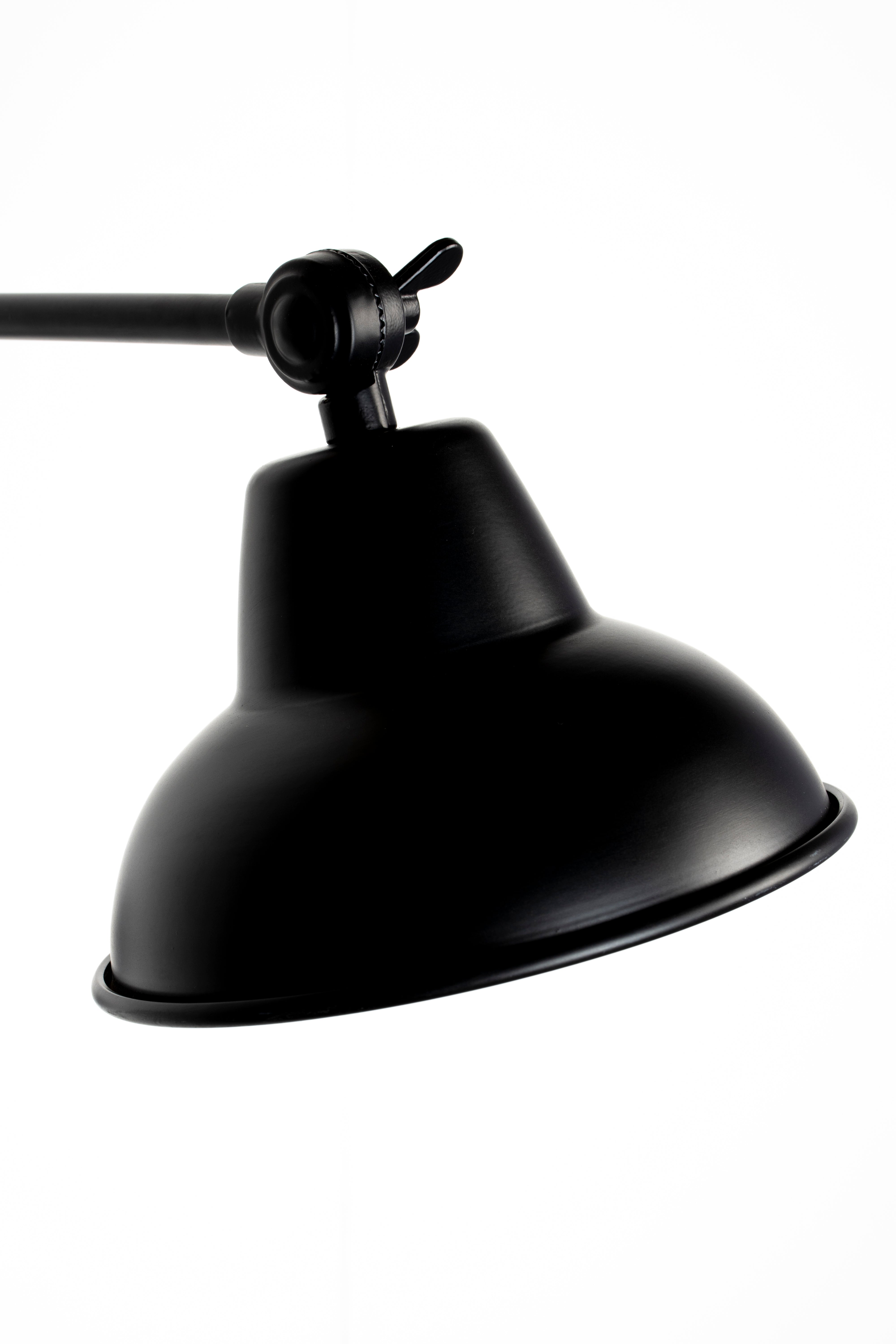 Wandlamp met verstelbare arm XAVI zwart