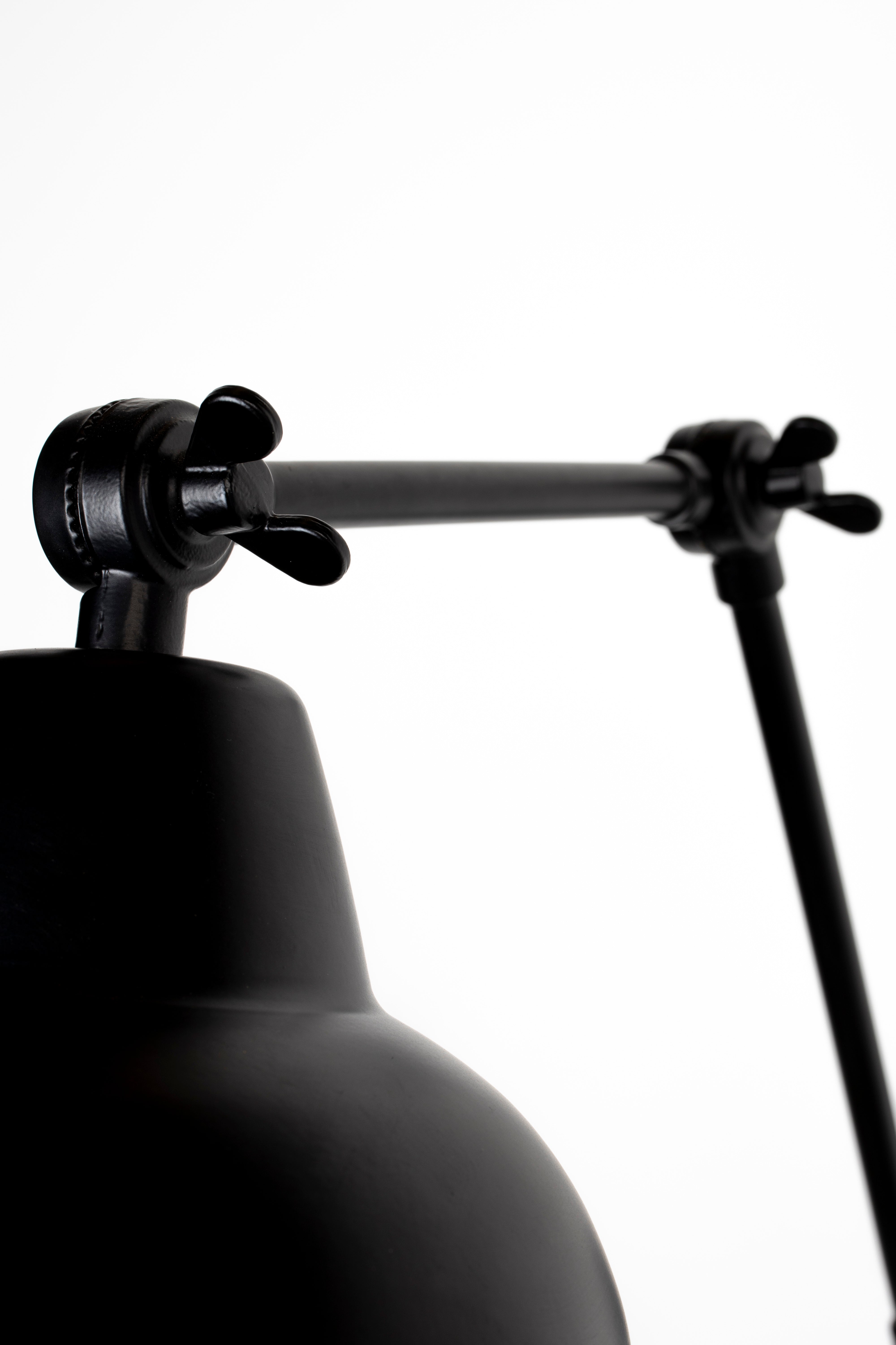 Wandlamp met verstelbare arm XAVI zwart