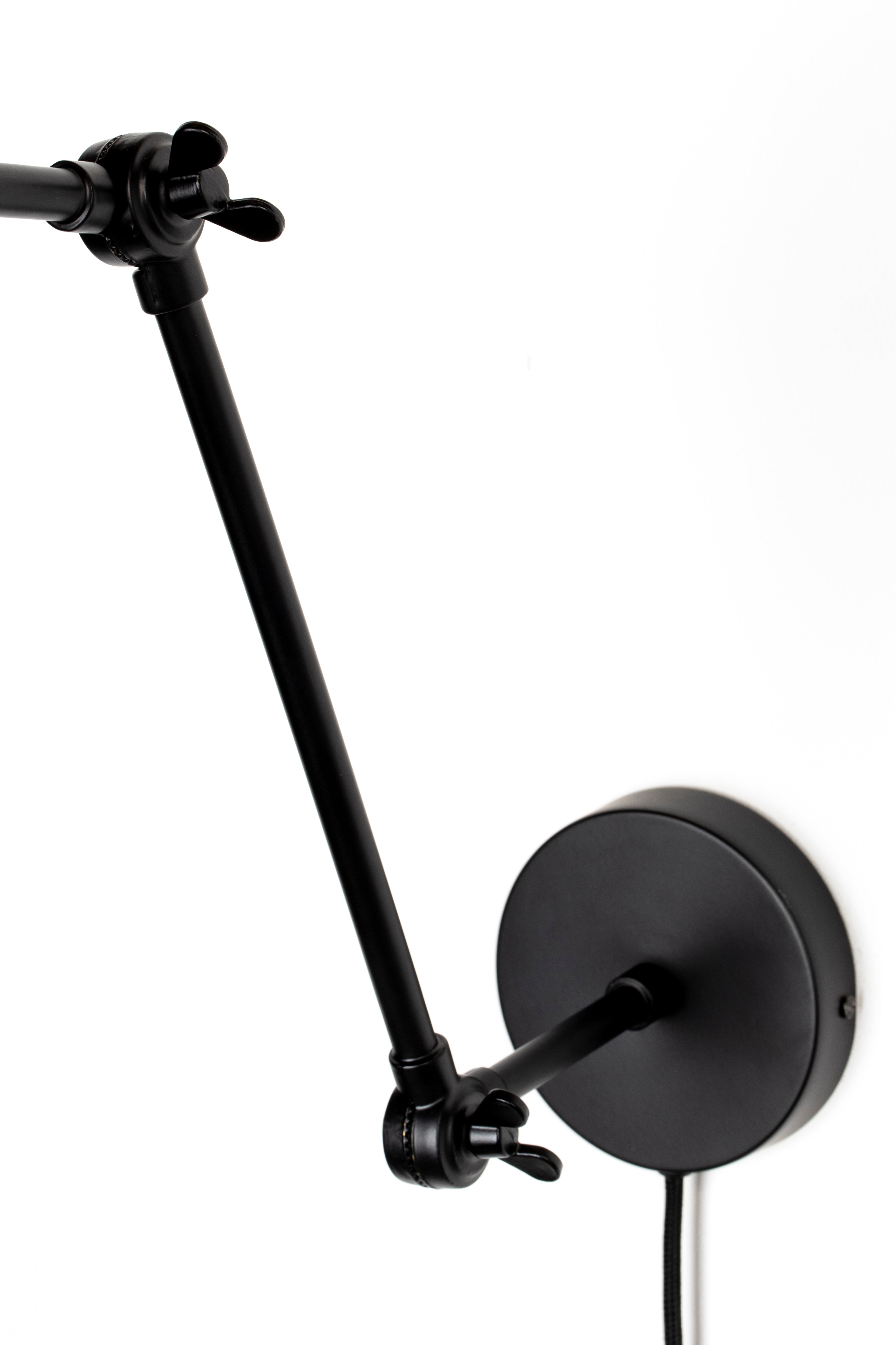 Wandlamp met verstelbare arm XAVI zwart