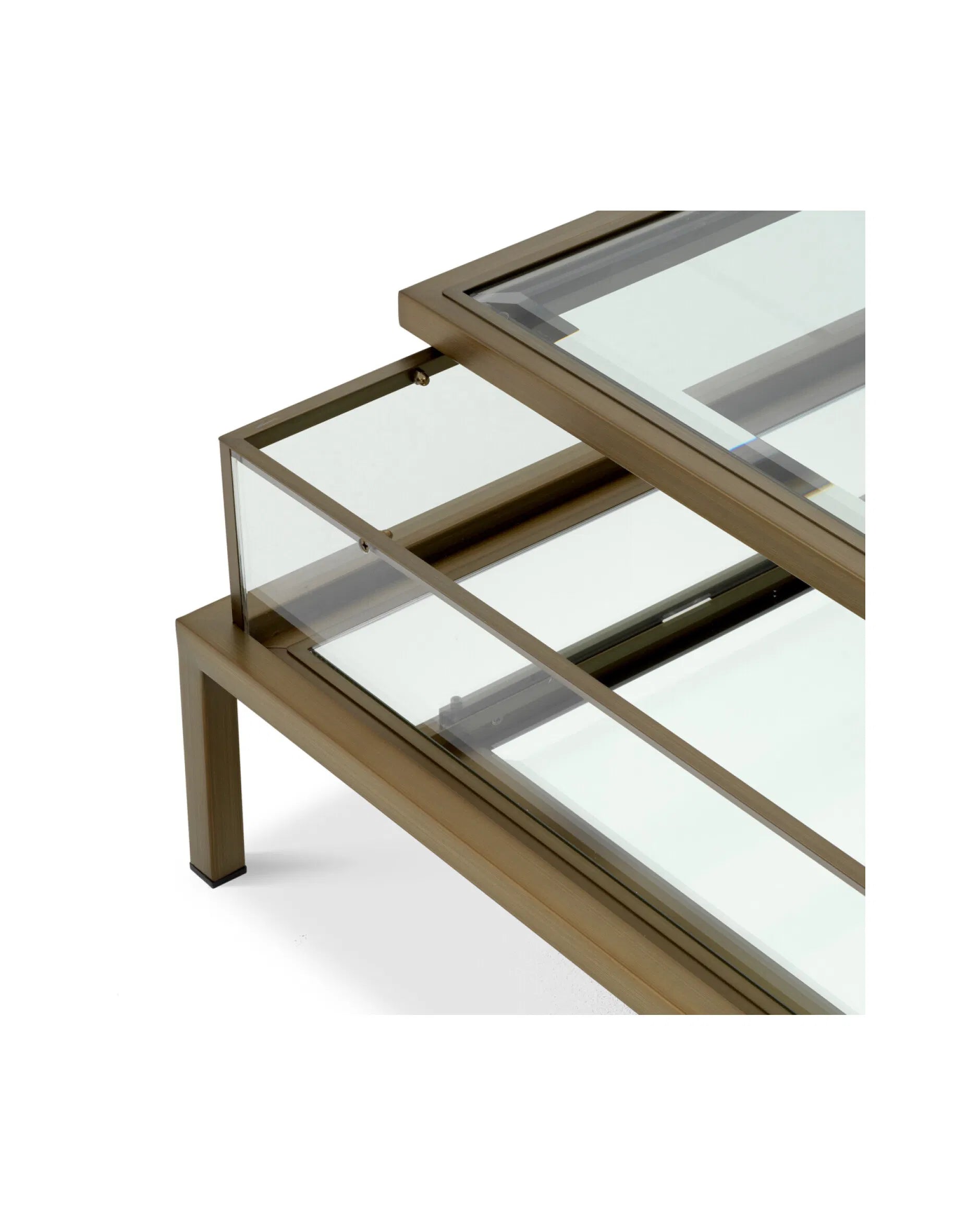 HARVEY coffee table brushed brass