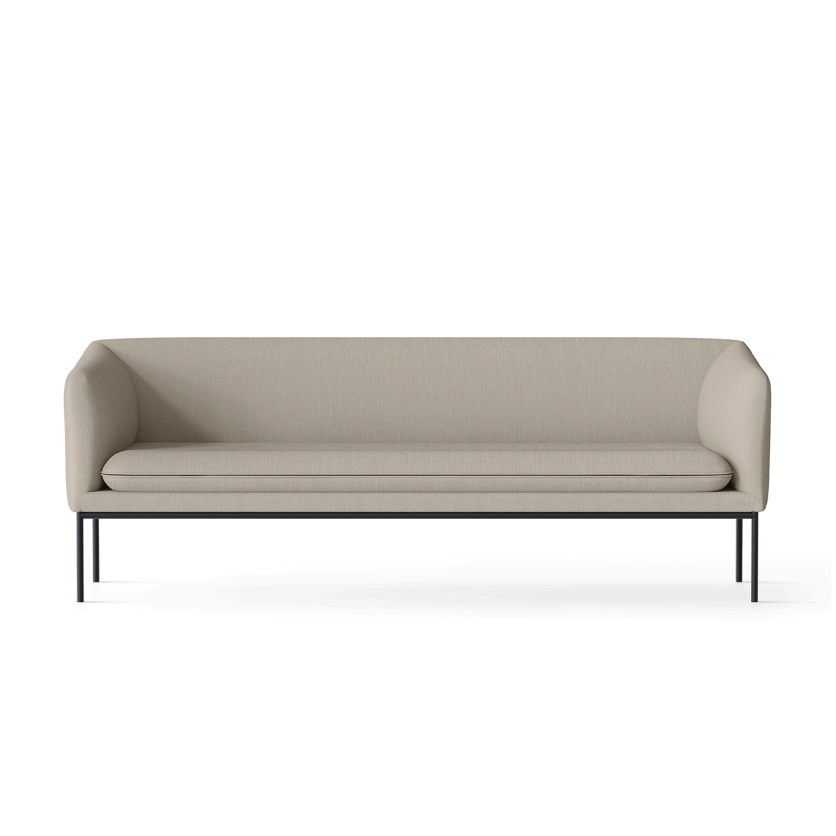 Sofa 3-osobowa TURN piaskowy bawełna z lnem – ferm LIVING