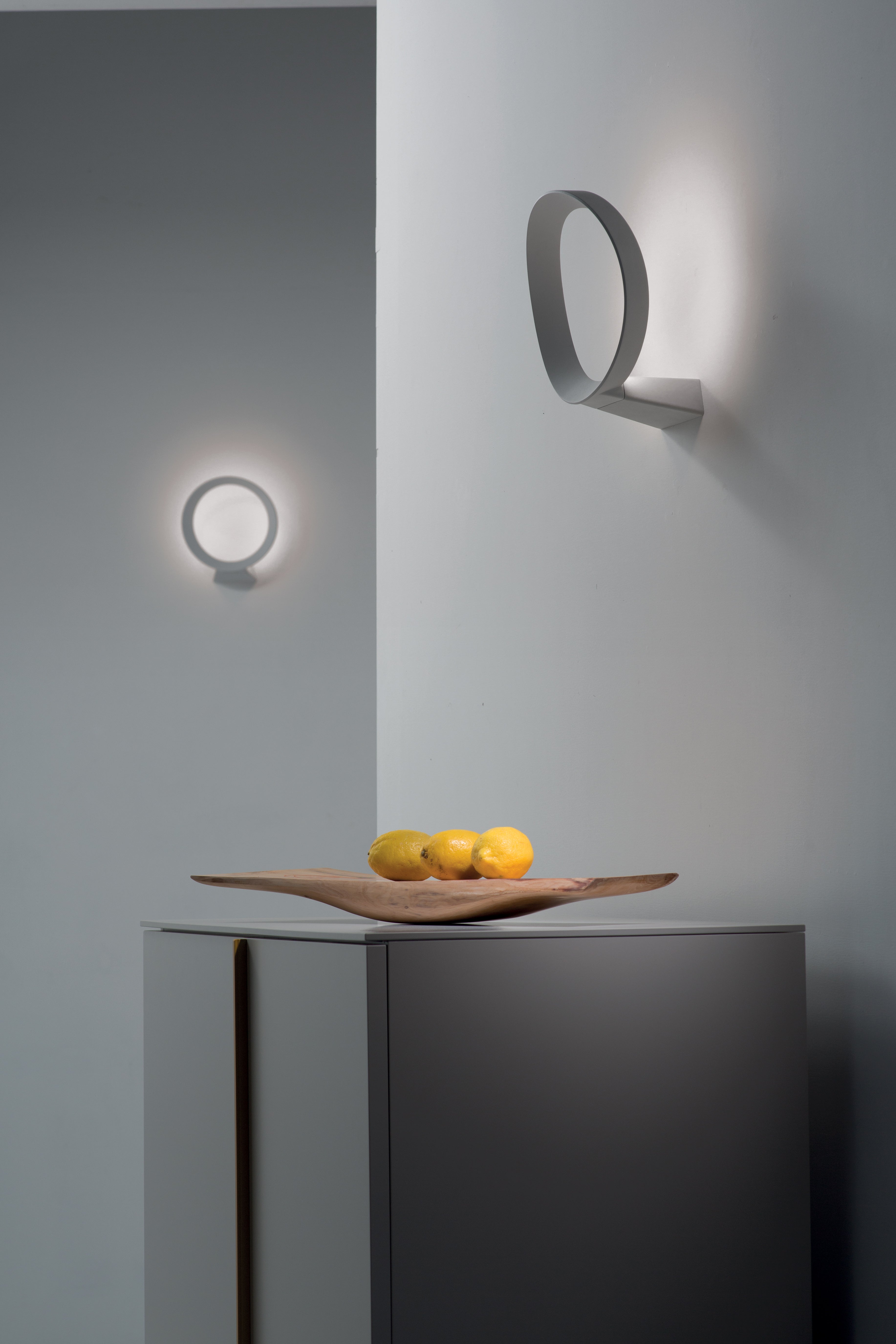 Lampa ścienna LED+O biały