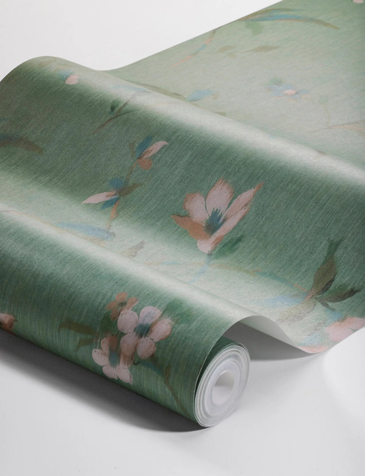 Muurschildering met plantmotief MARLENE bloemen groen