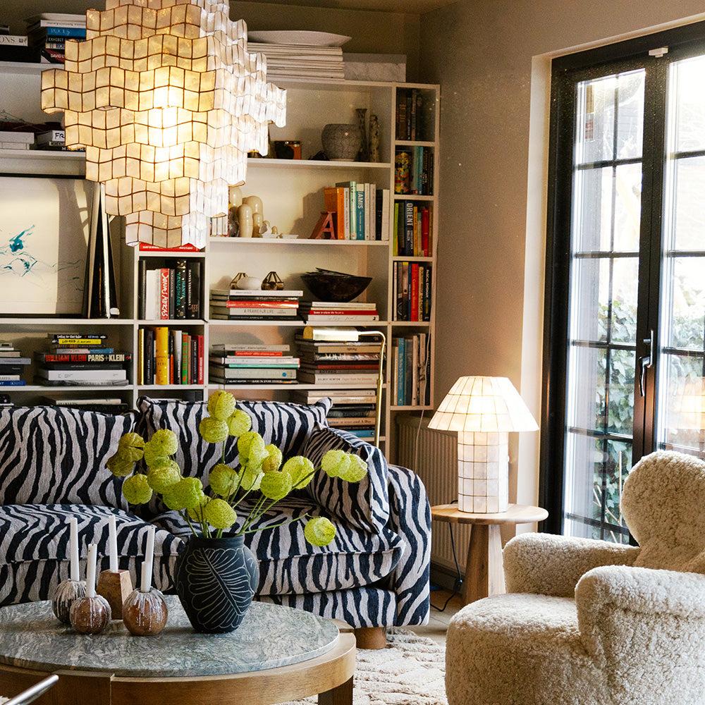 Pendelleuchte CORNELIA Muscheln Capiz