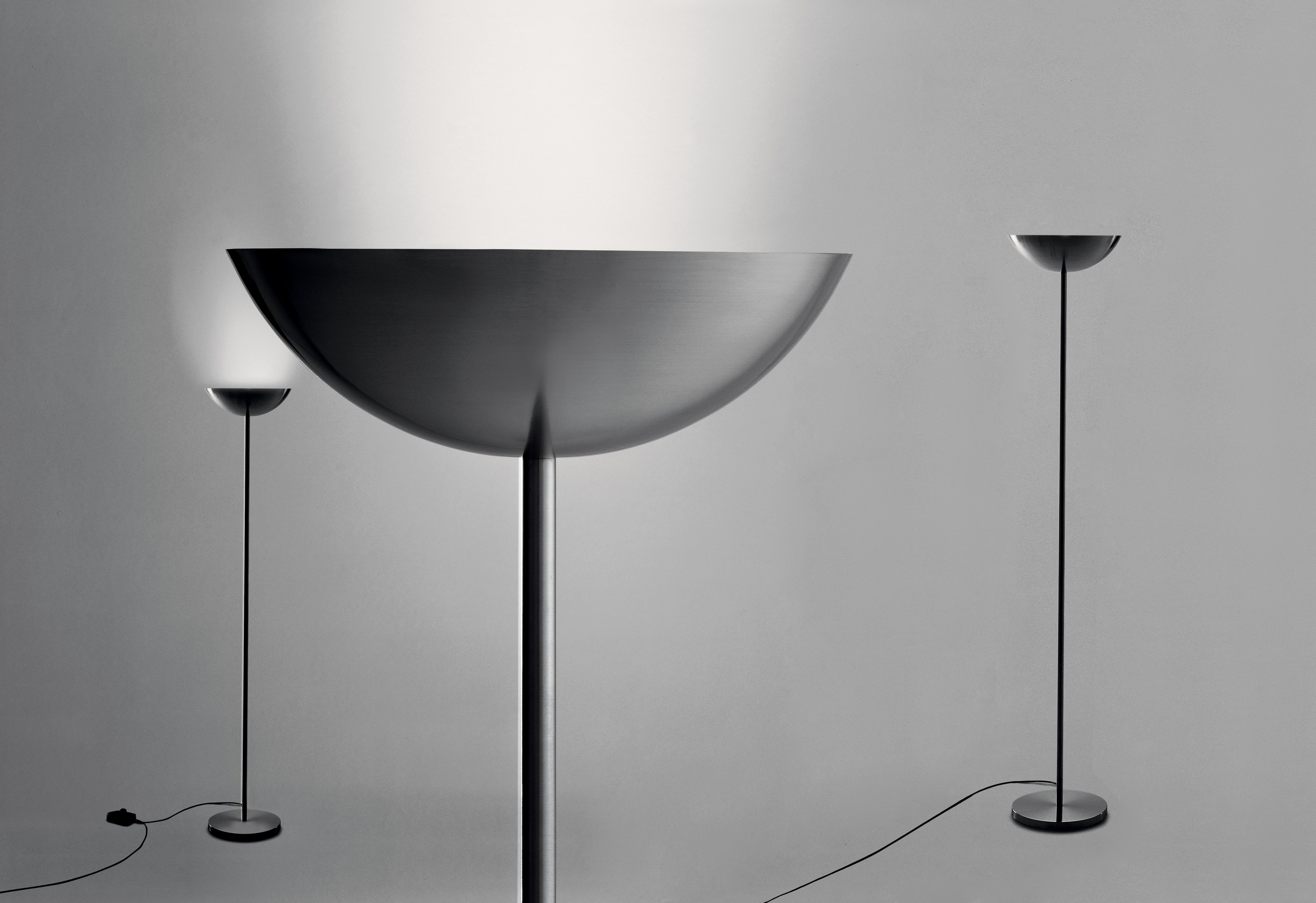 Grijze RVS VDL Vloerlamp