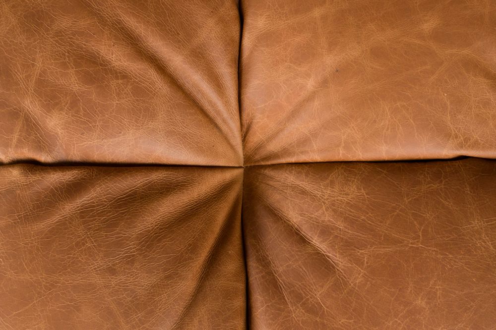 HACKMAN Modular Sofa - Left End Element in Cognac Leather