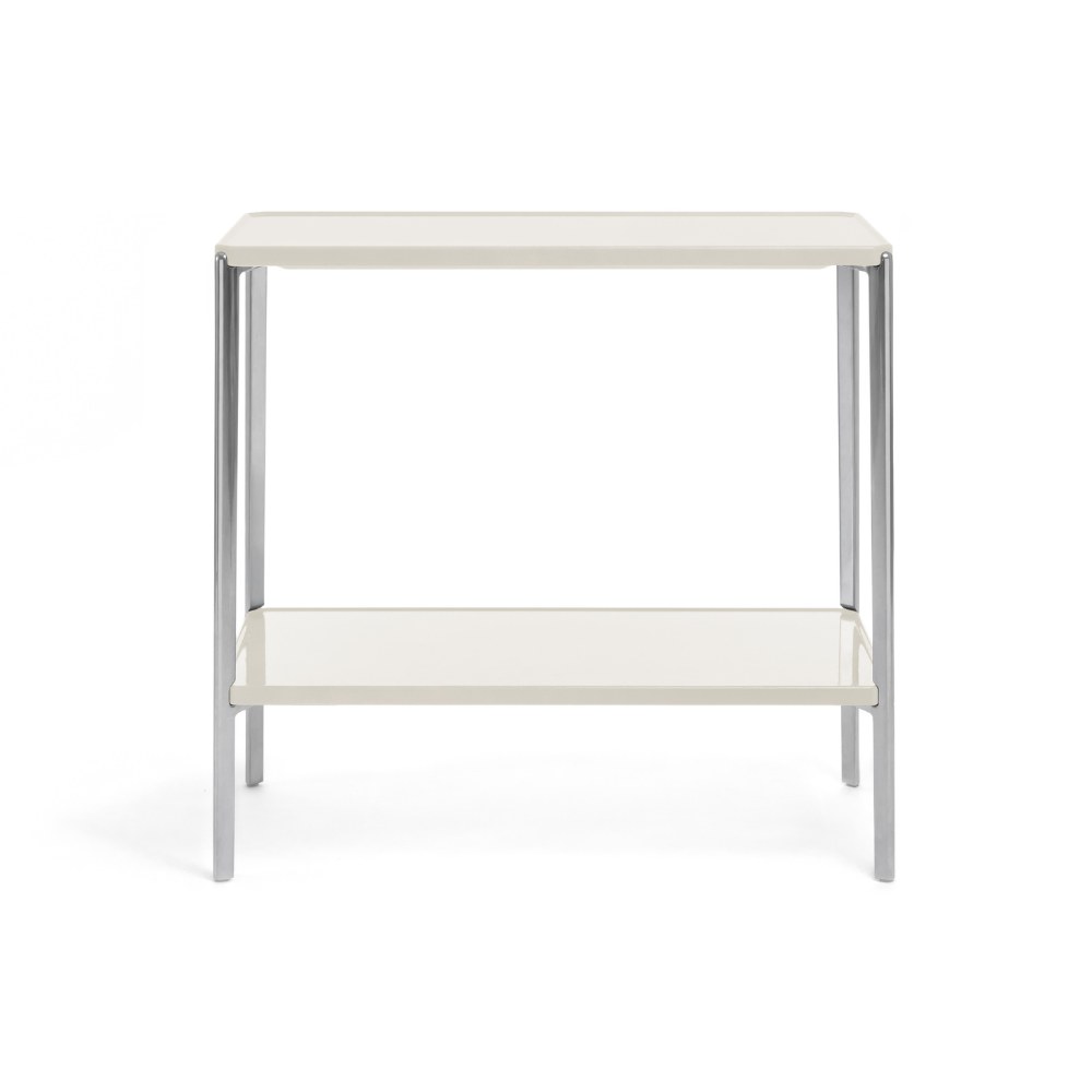 TAMBOUR Regal cremefarbener Beton