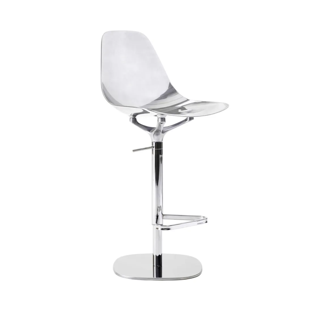 Hoker regulowany MAMMAMIA polerowane aluminium