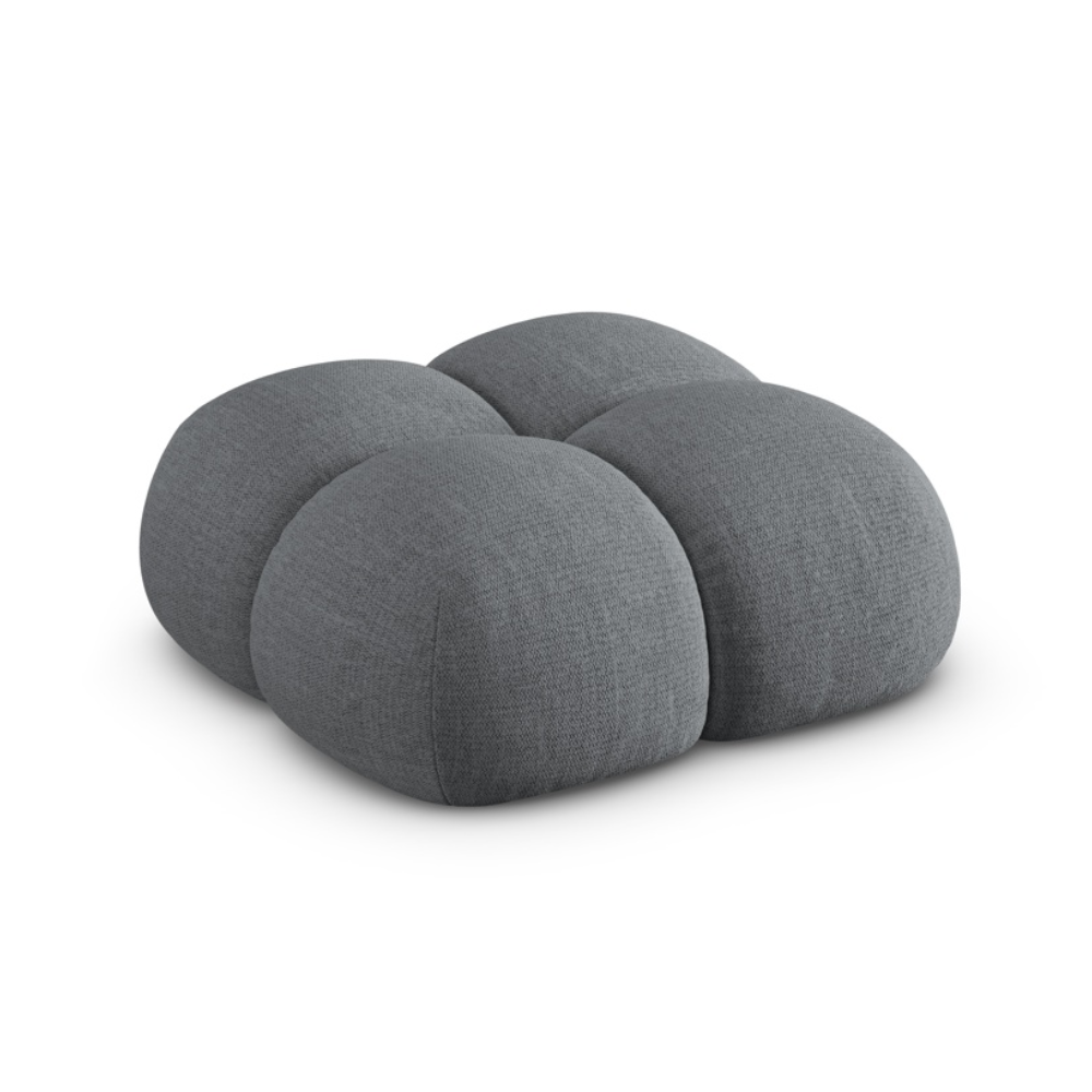 Puf LORETTO grijsblauw