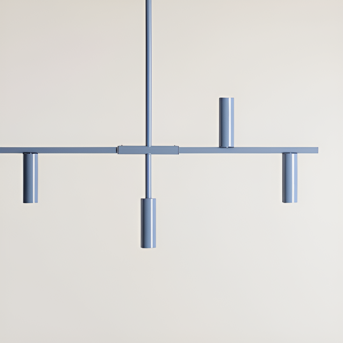 TREVO blaue Hängelampe