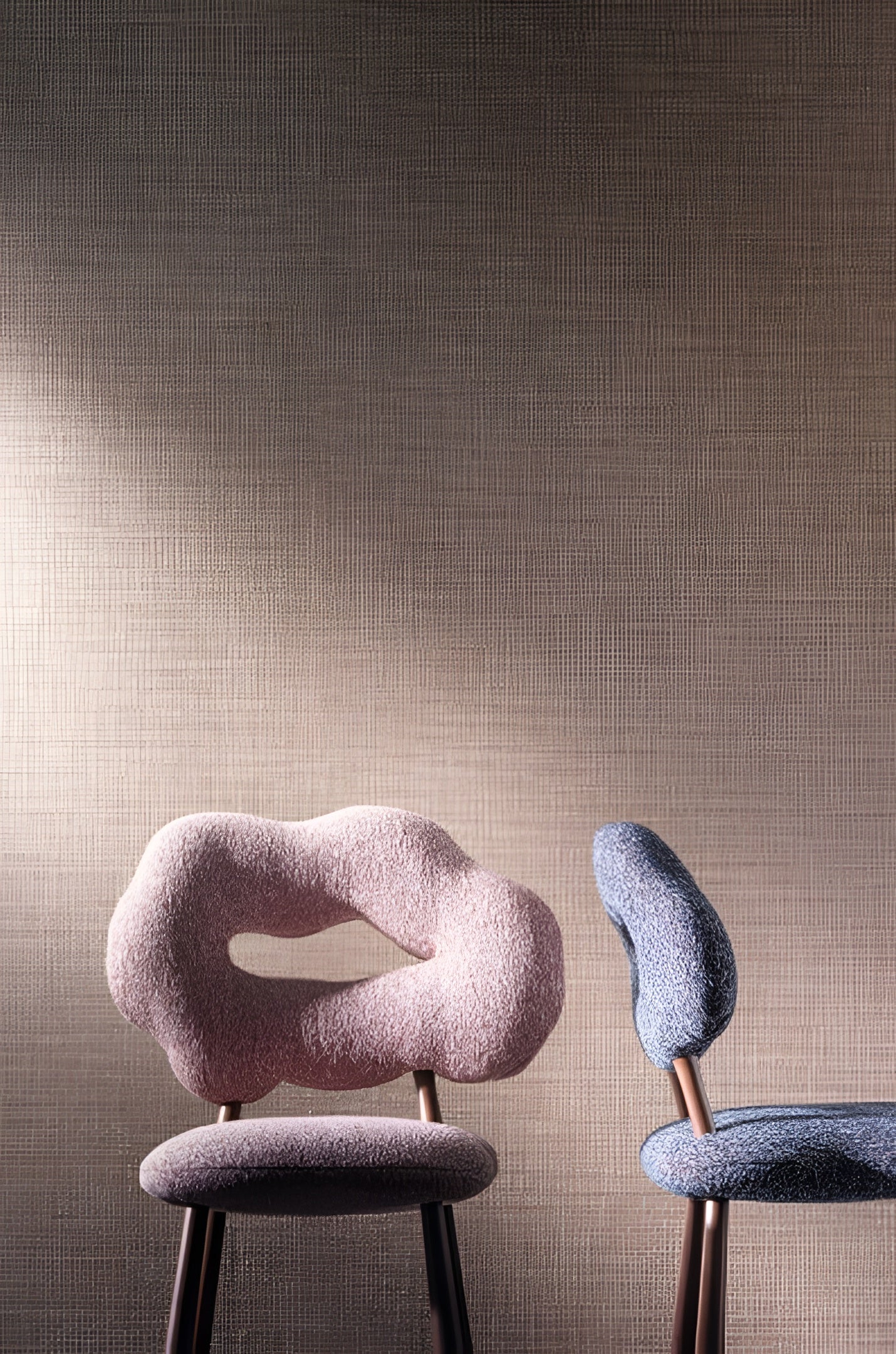 Strukturierte Textiltapete ALSEK - ÉCRU ecru