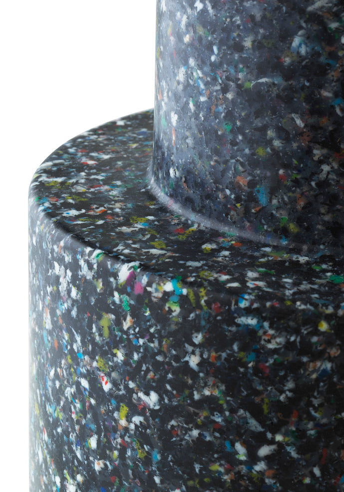 Zijtafel BIT zwart met kleurrijke afwerking