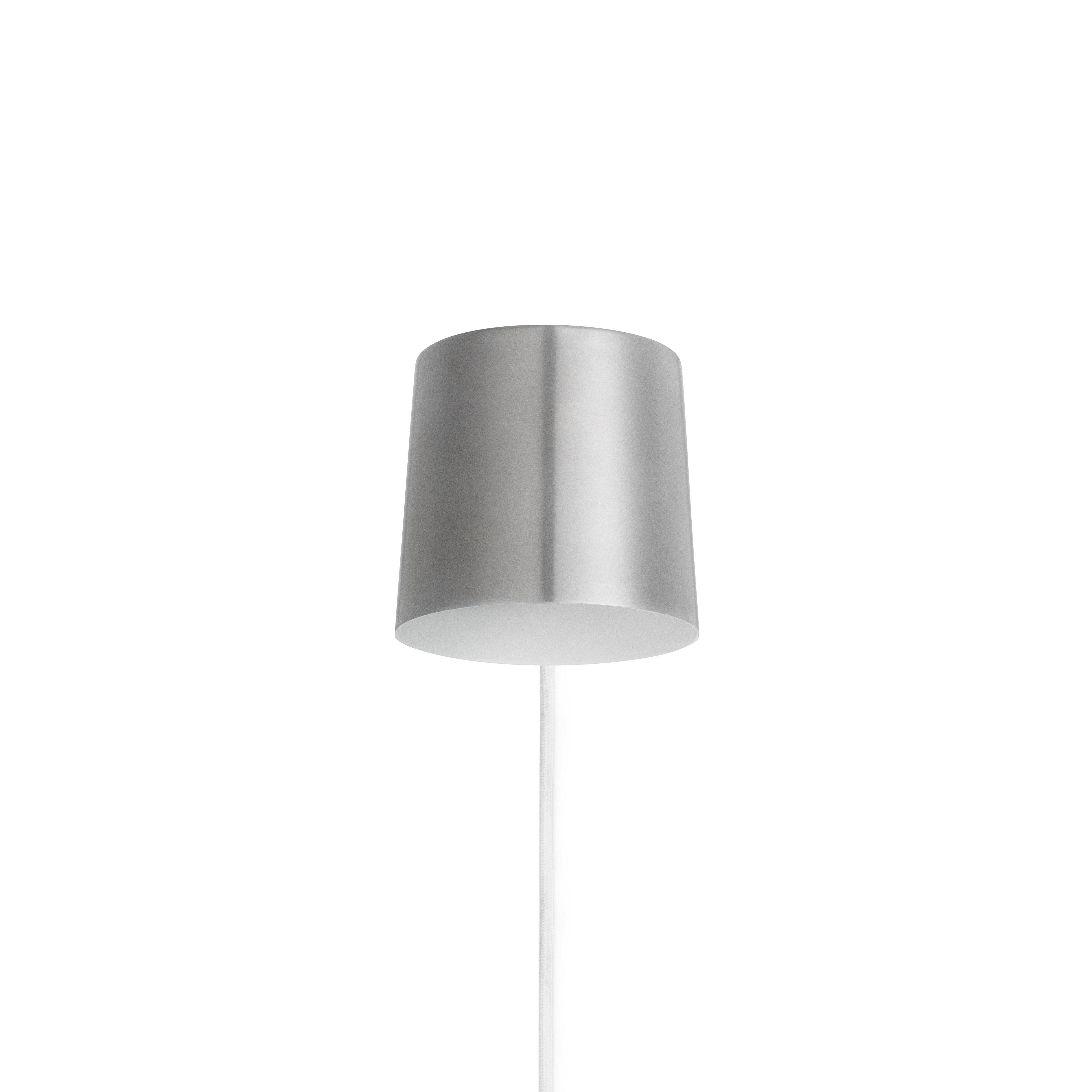 Adjustable wall lamp RISE stainless steel with wood