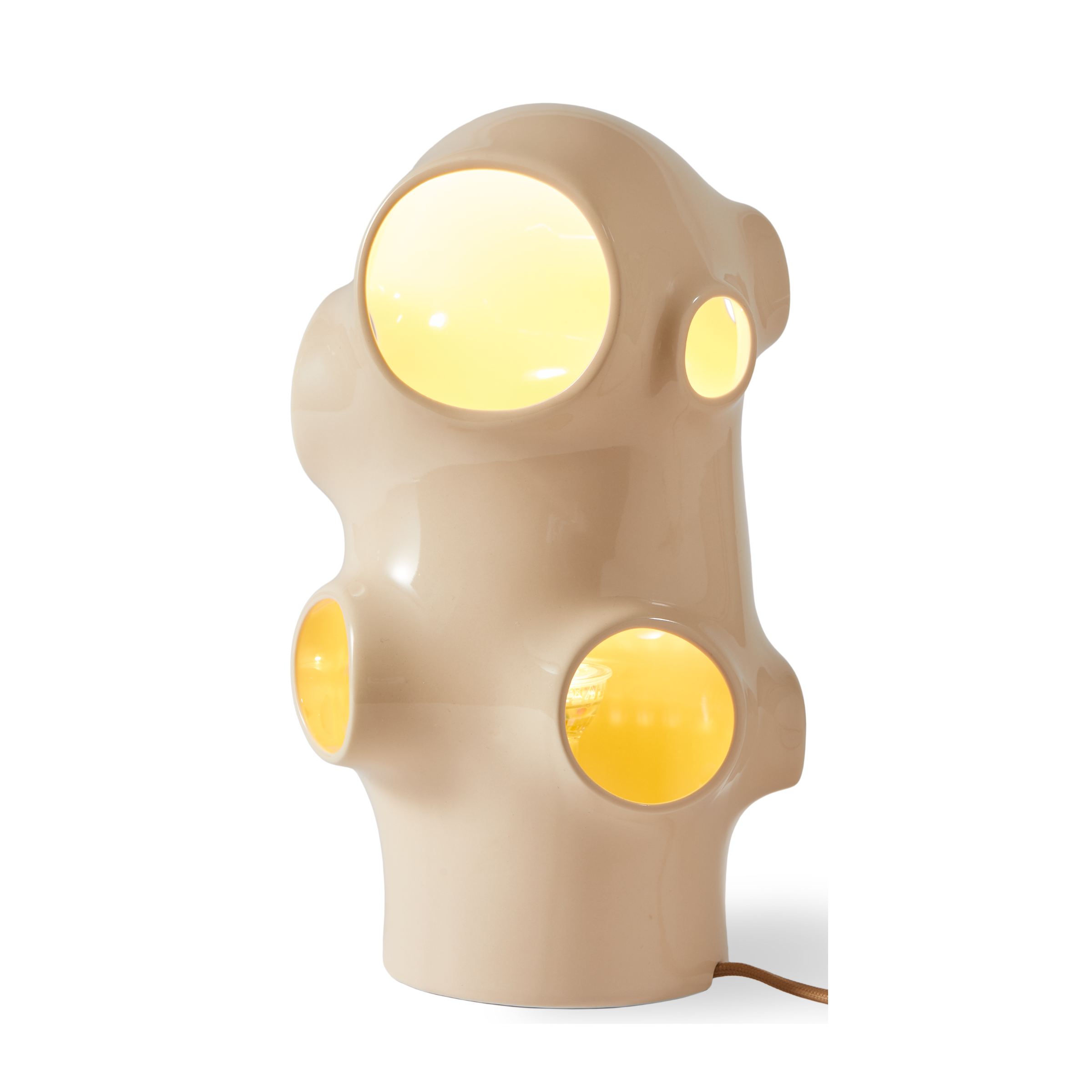 Tafellamp BULLE beige