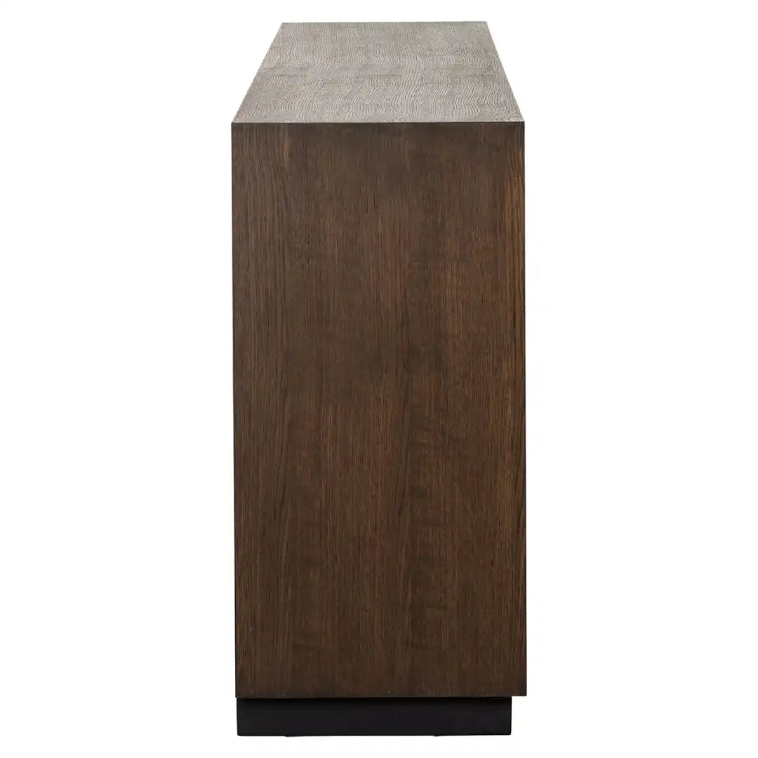 OAKURA Chest of Drawers brown oak veneer