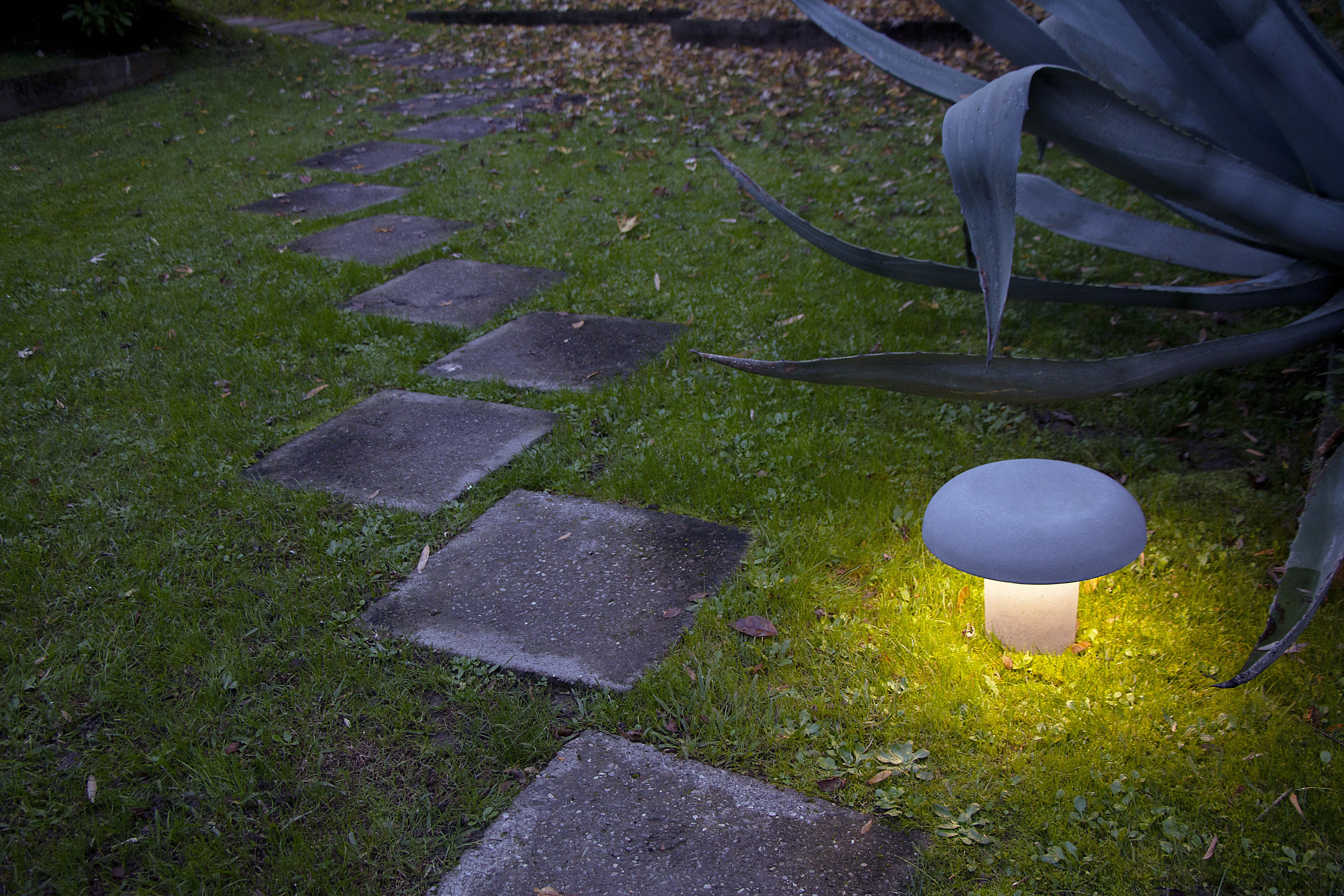 Außenlampe AMANITA grauer Beton