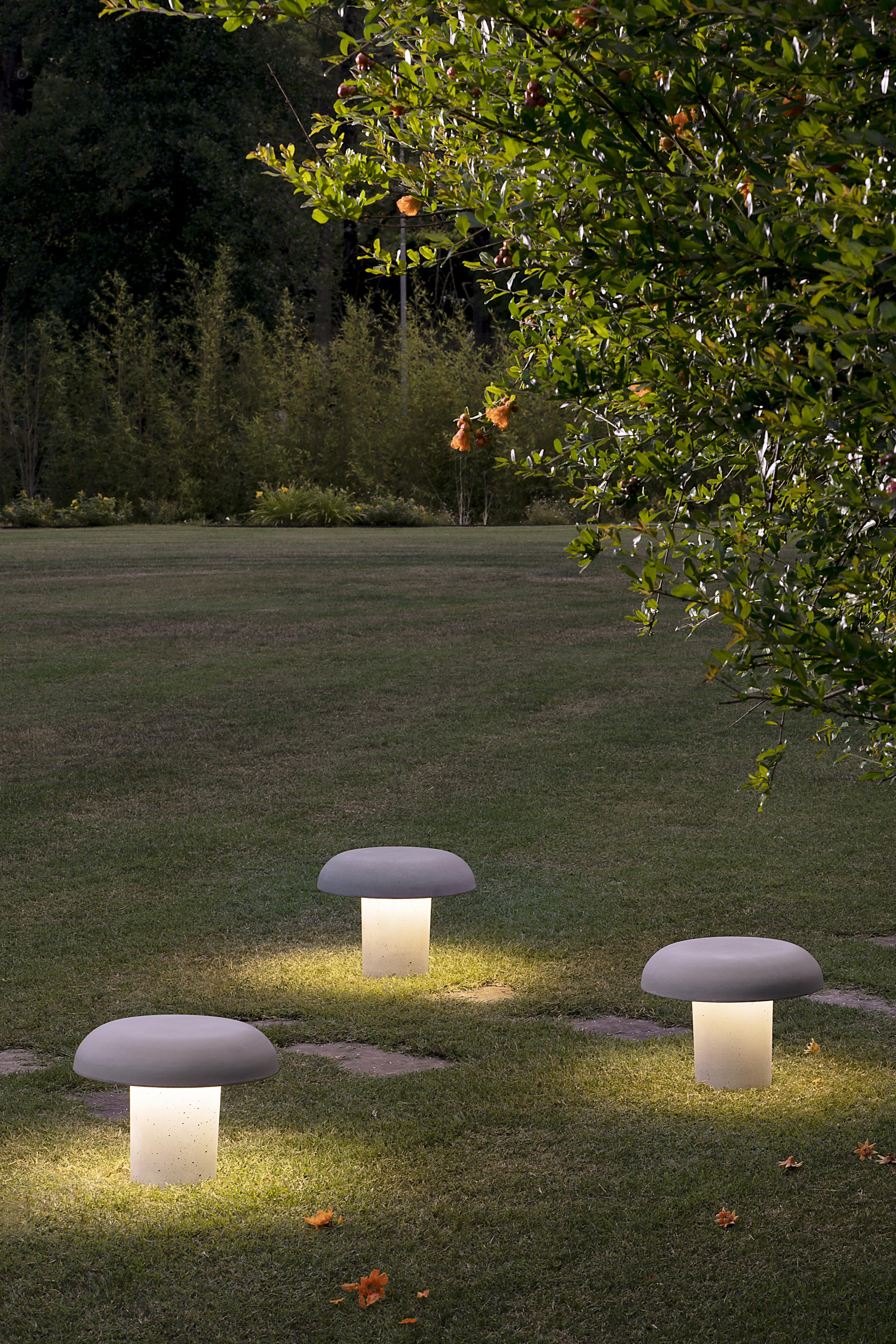 Außenlampe AMANITA grauer Beton