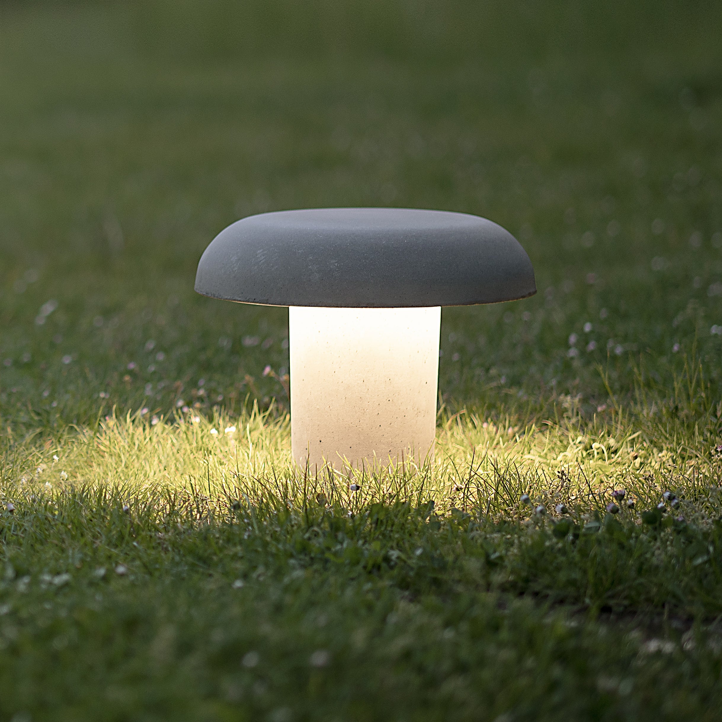 Außenlampe AMANITA grauer Beton