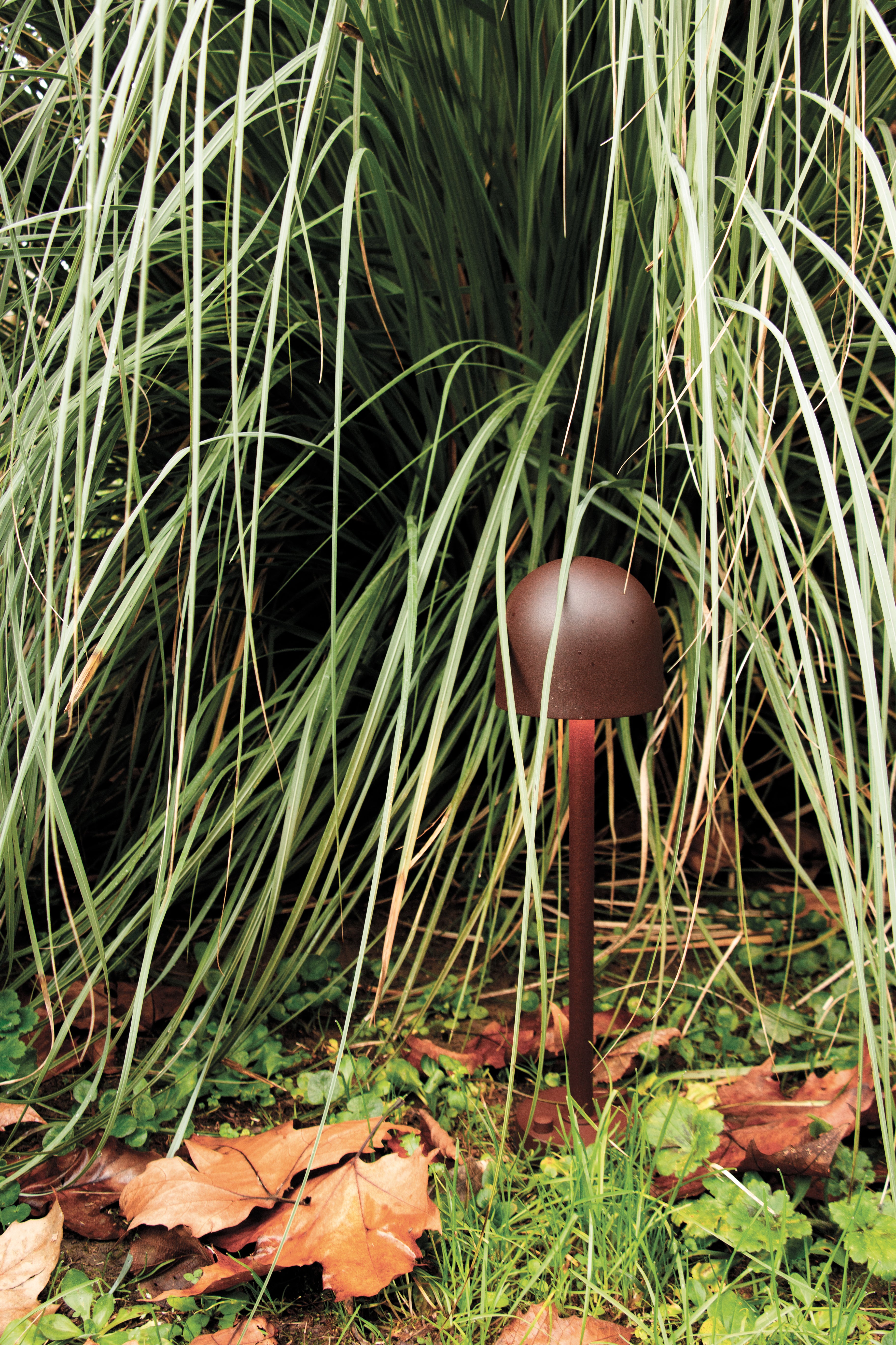 Buiten vloerlamp BOLETO bruin